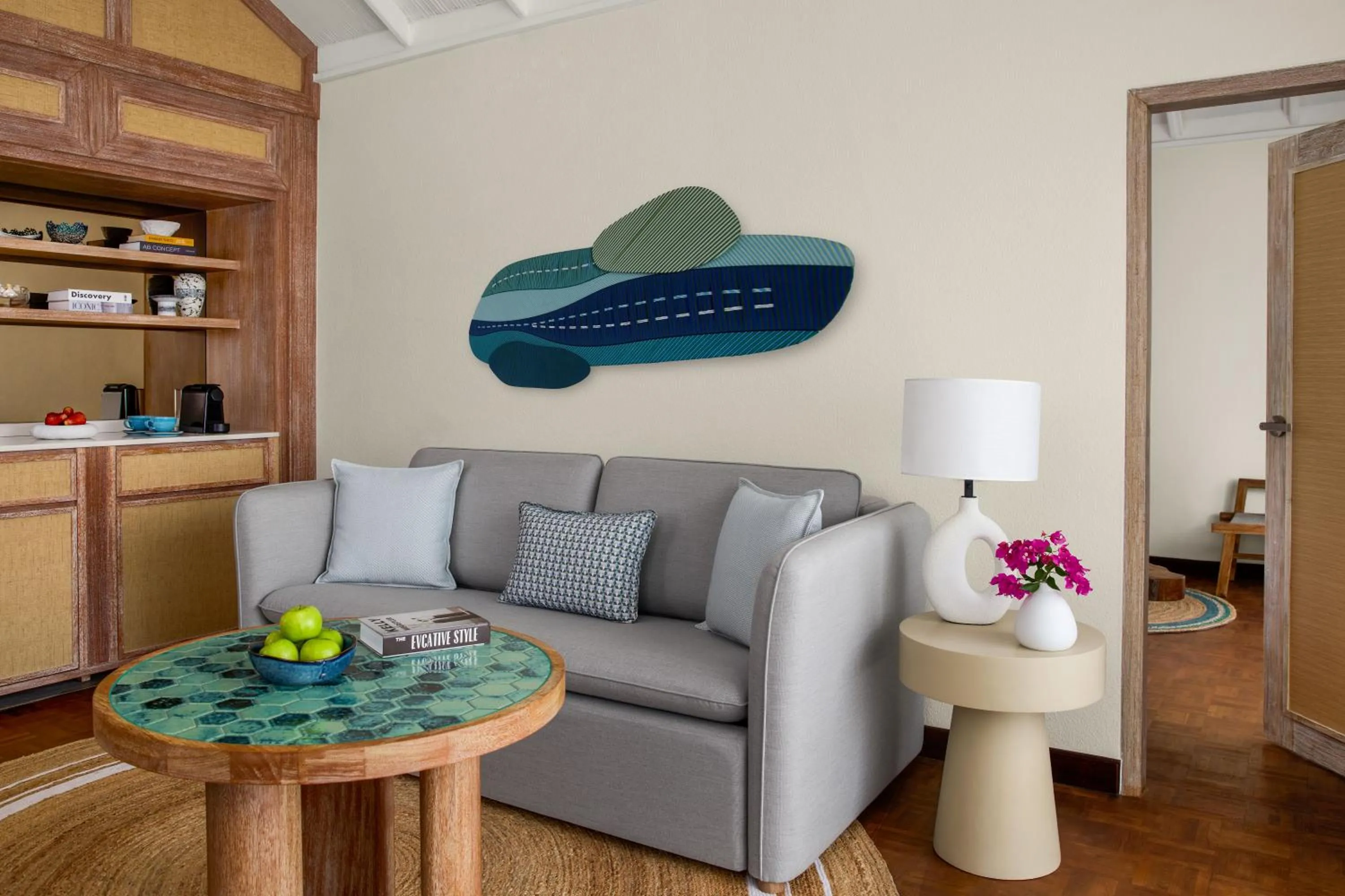 Living room in NH Collection Maldives Reethi Resort