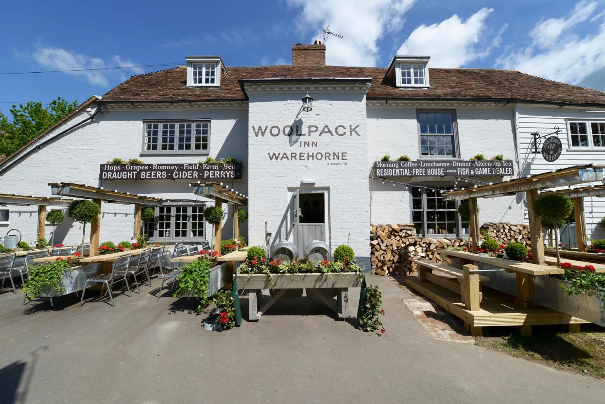 Property building in The Woolpack Inn