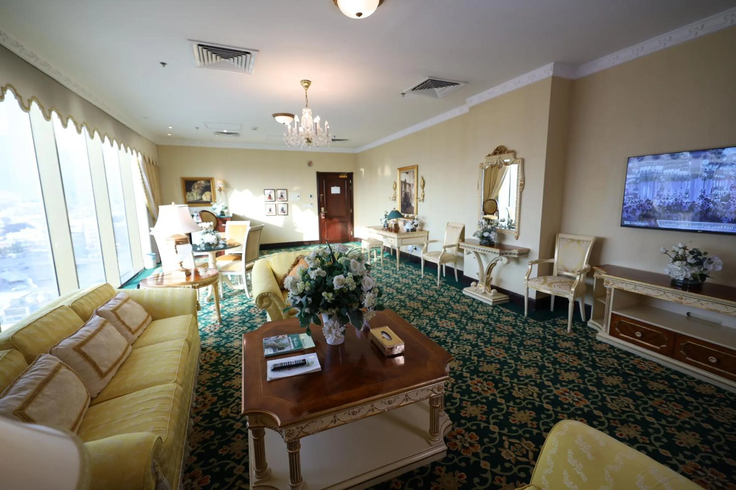 Communal lounge/ TV room in Habitat All Suites, Al Khobar