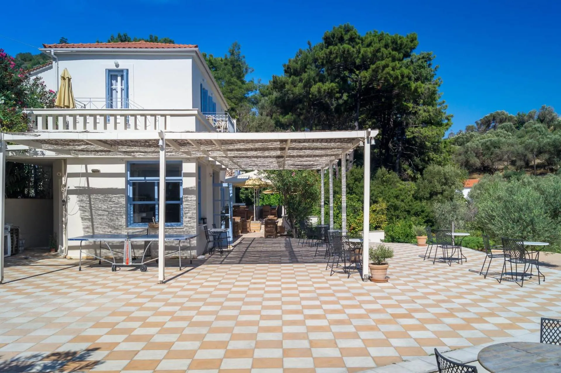 Patio in Armonia Bay Hotel