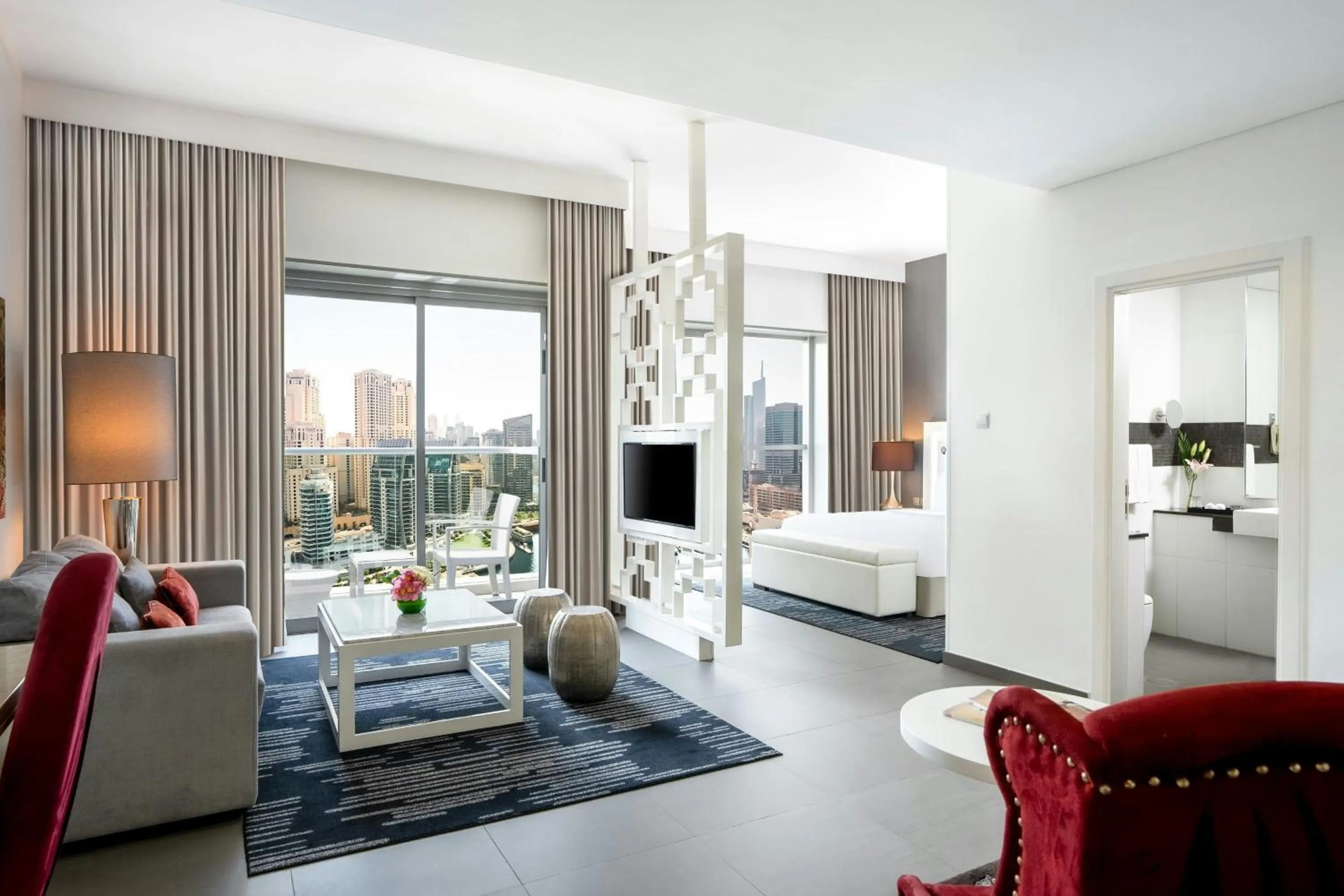 Bedroom, Bed in The First Collection Marina, Dubai, a Tribute Portfolio Hotel