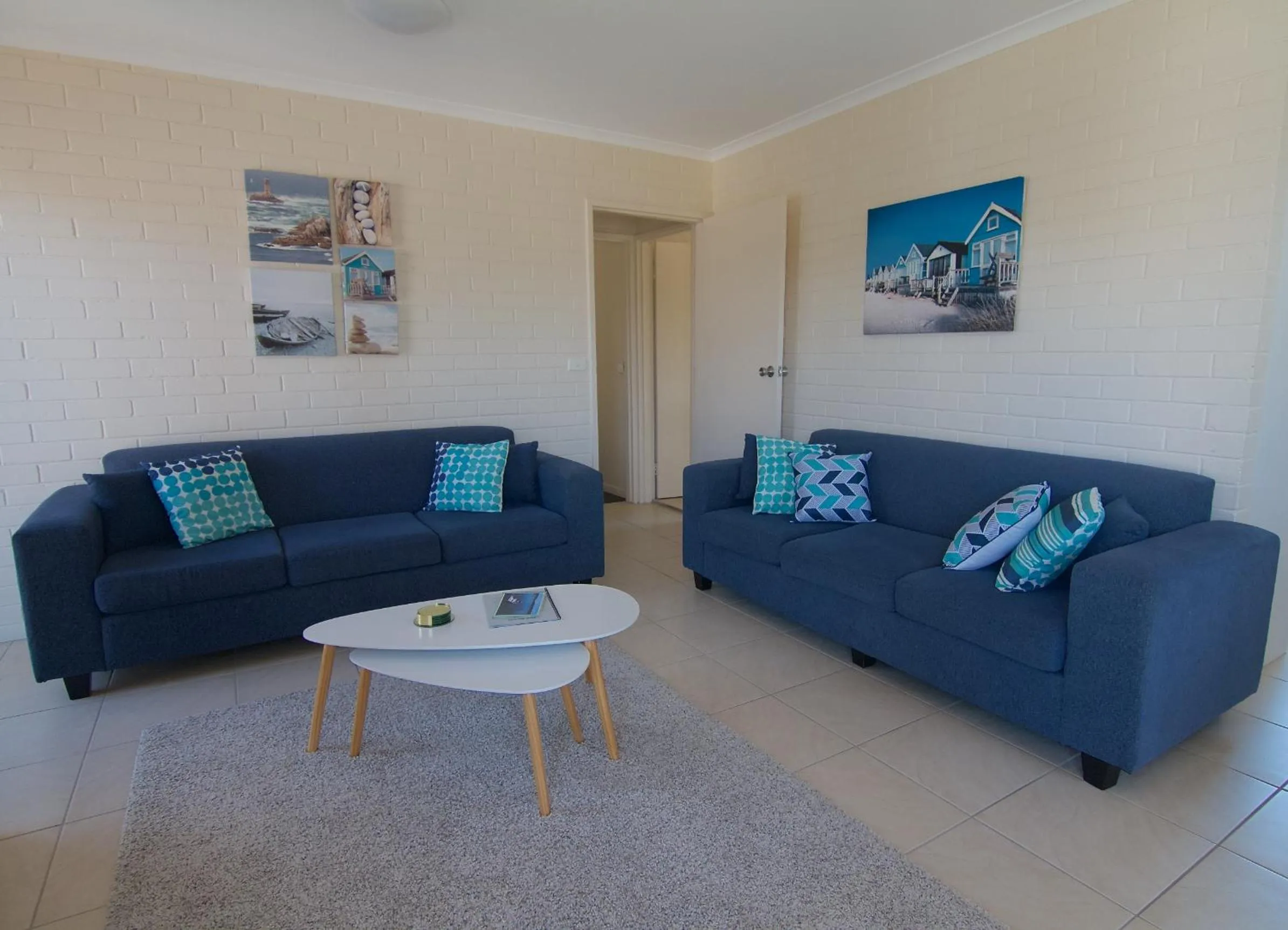 Living room in The Sands Holiday Apartments