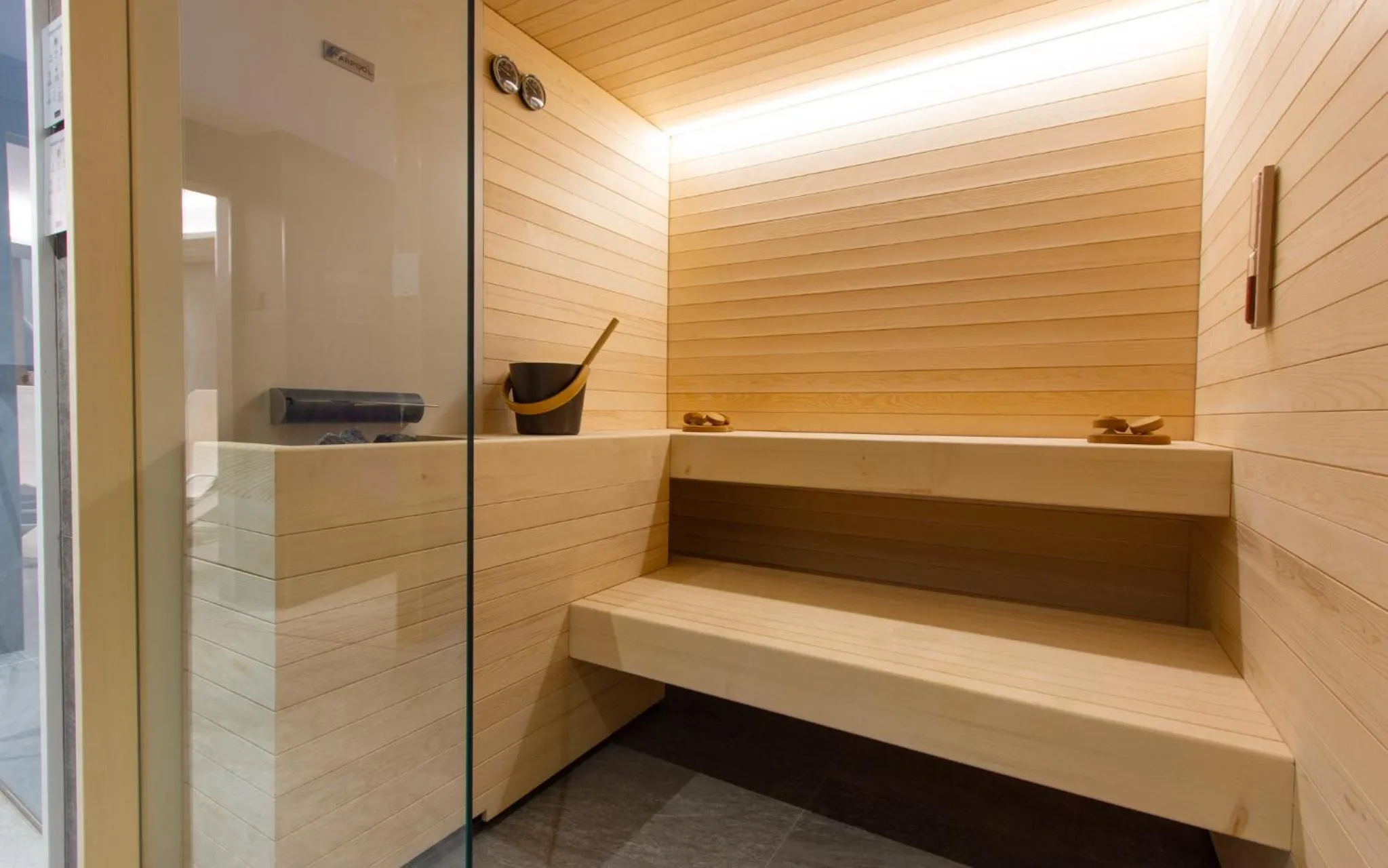 Sauna in Hotel Cristallo