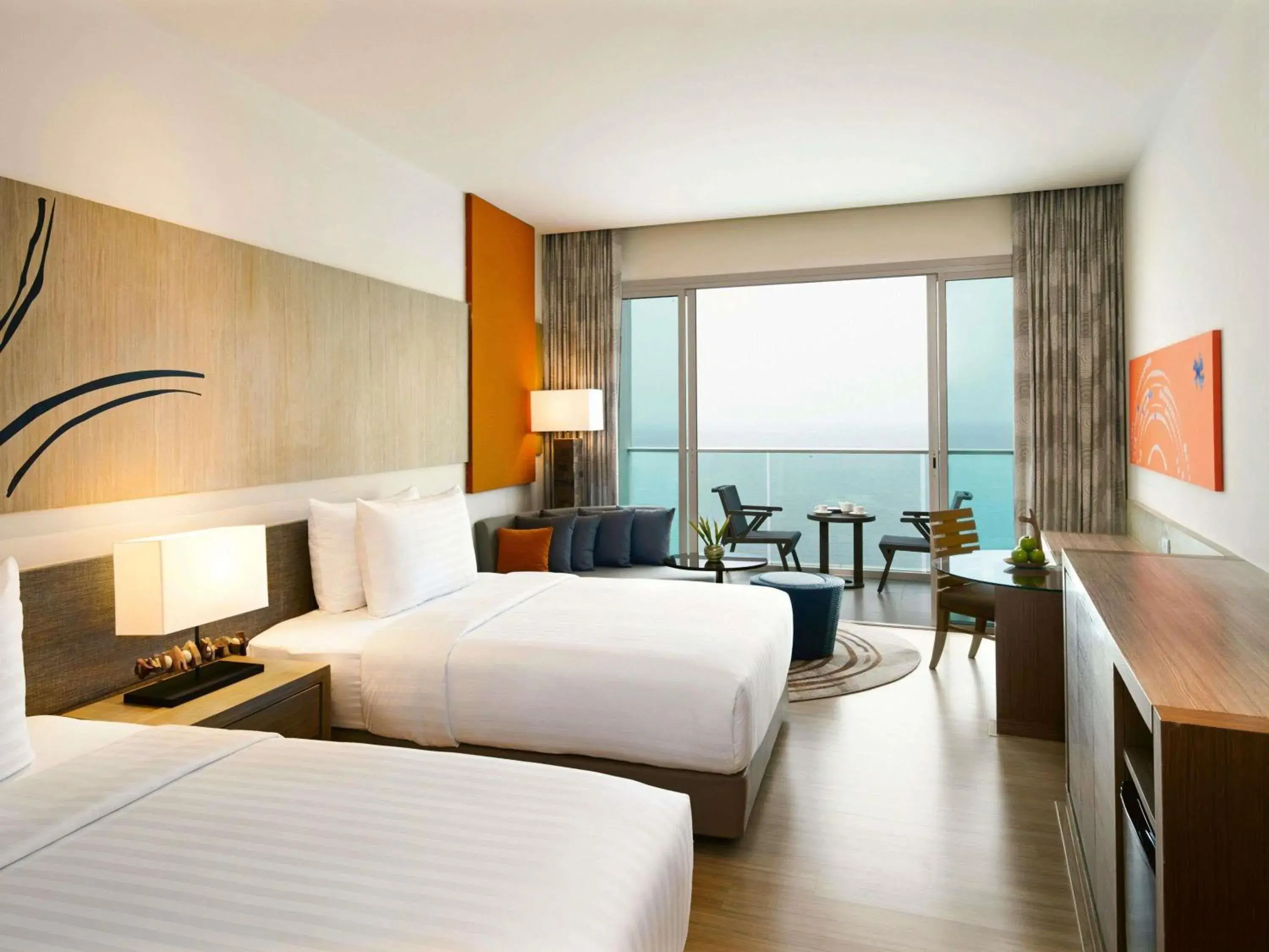 Premium Twin Room with Sea View - single occupancy in Mövenpick Siam Hotel Na Jomtien Pattaya Premium Twin Room with Sea View - single occupancy in Mövenpick Siam Hotel Na Jomtien Pattaya