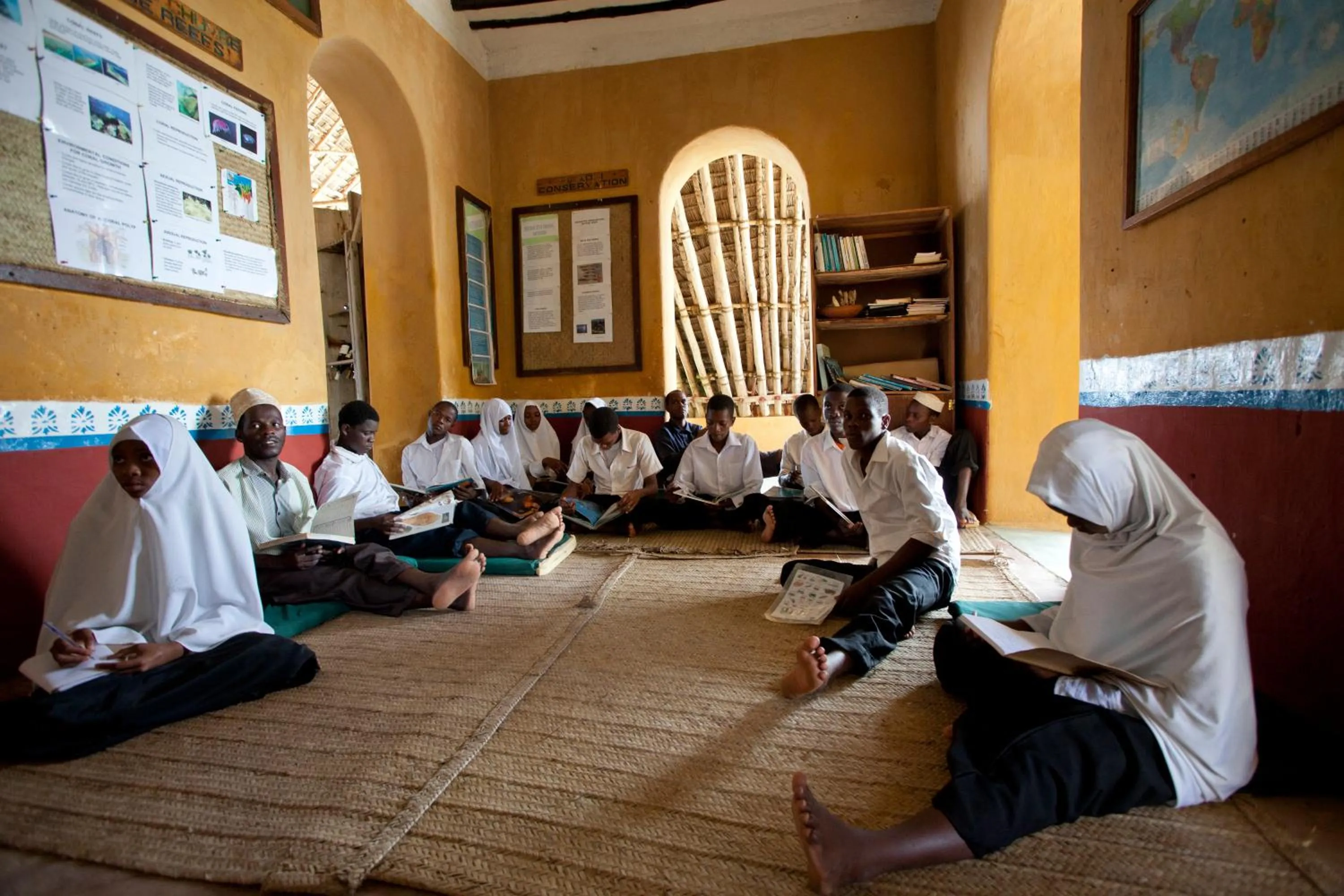 People in Chumbe Island Coral Park
