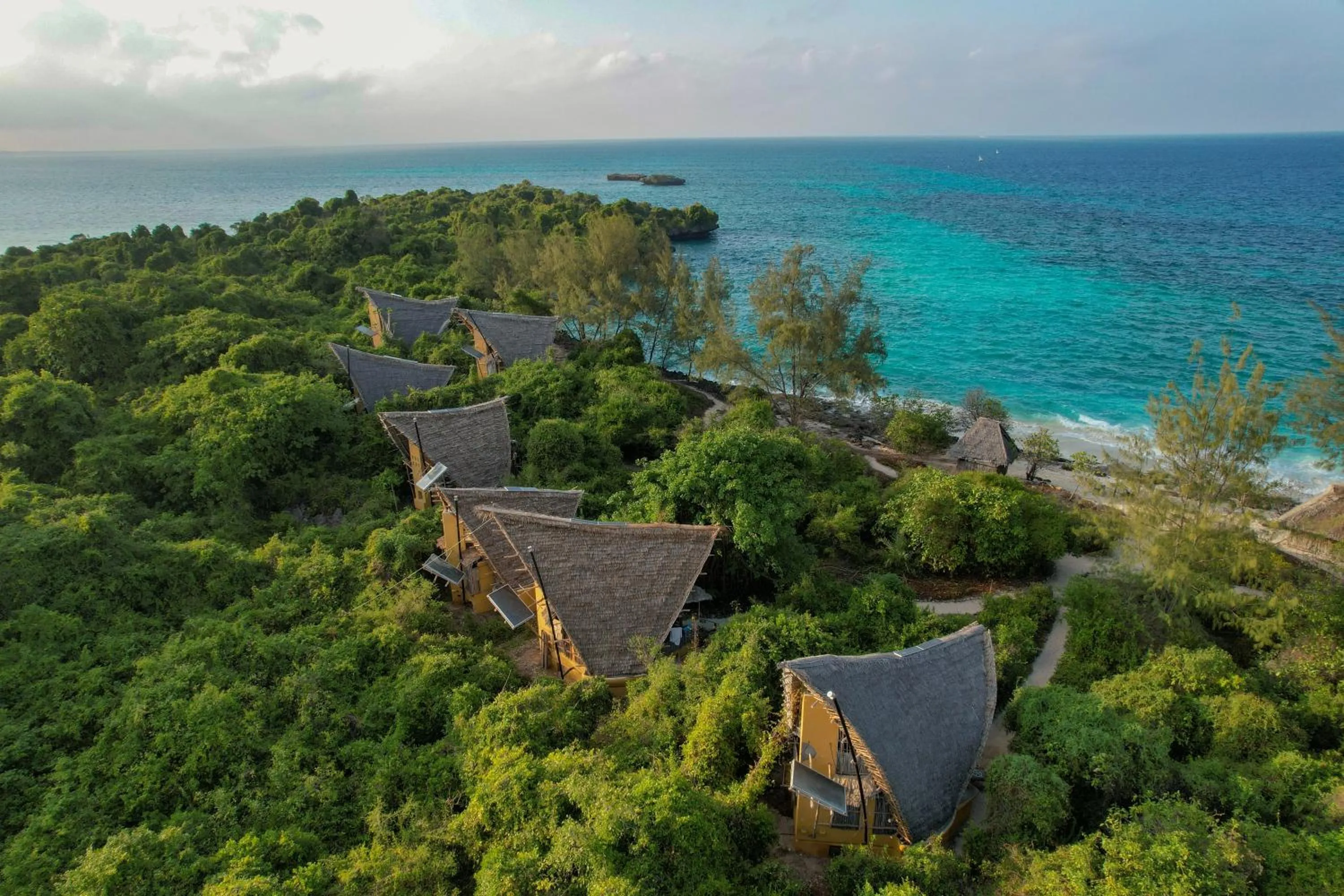 Property building in Chumbe Island Coral Park