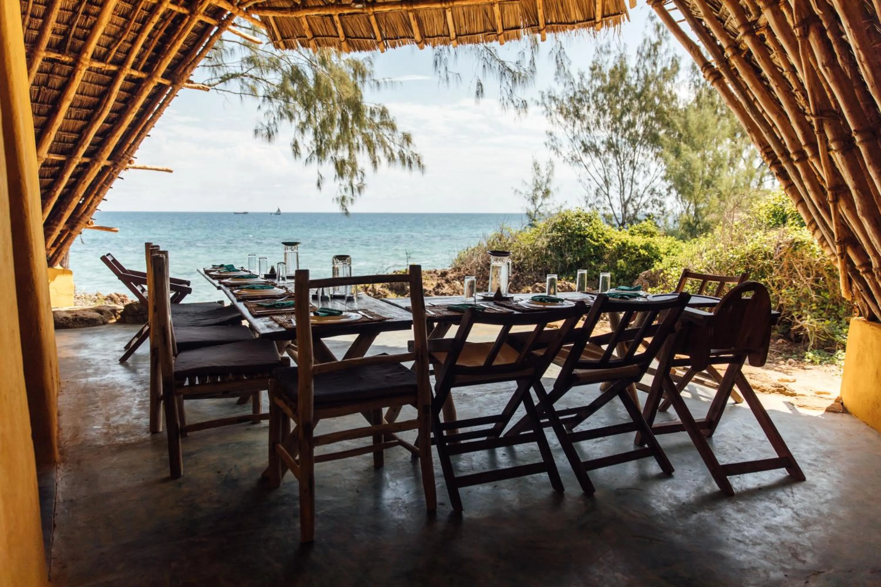 Property building in Chumbe Island Coral Park
