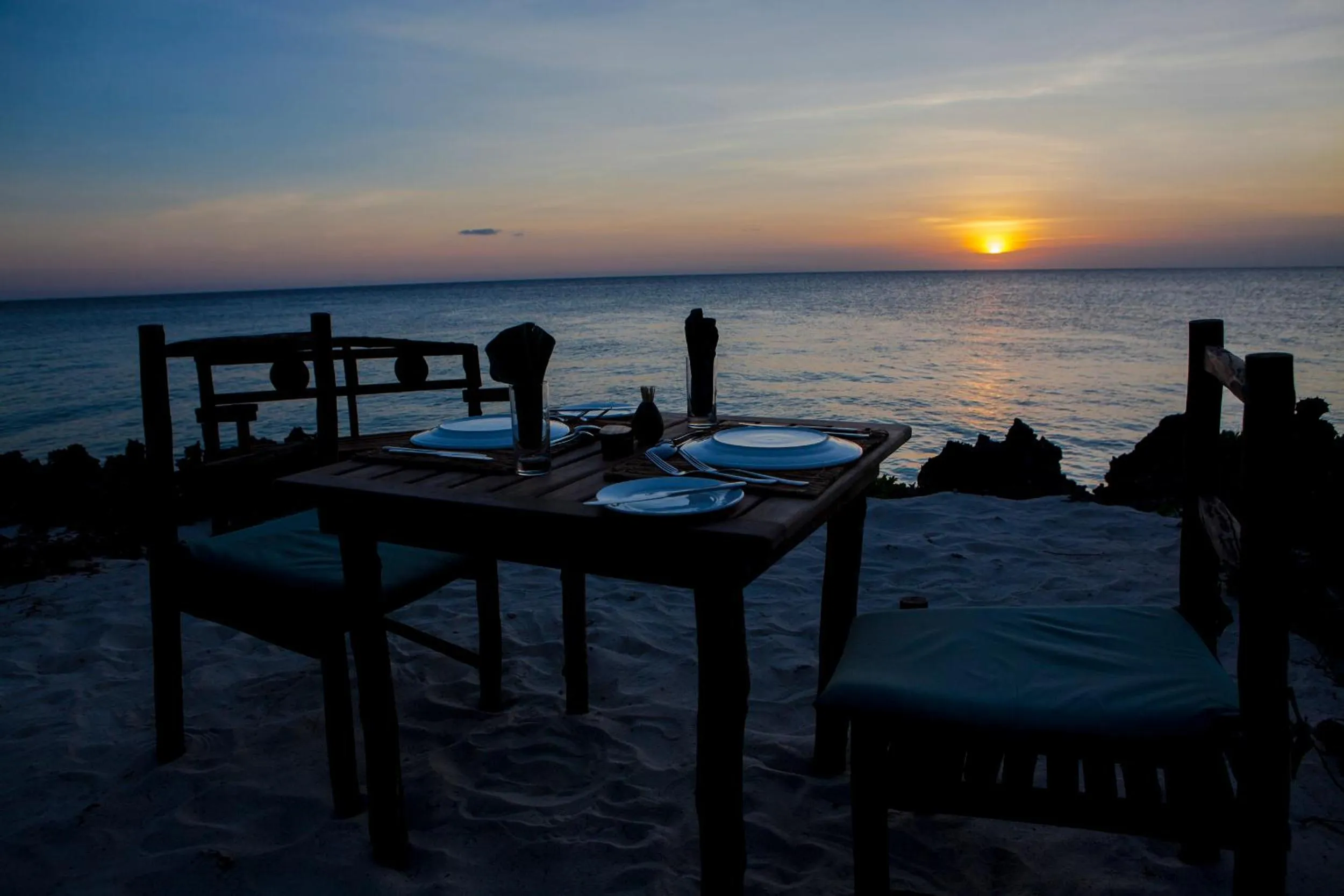 Restaurant/places to eat in Chumbe Island Coral Park