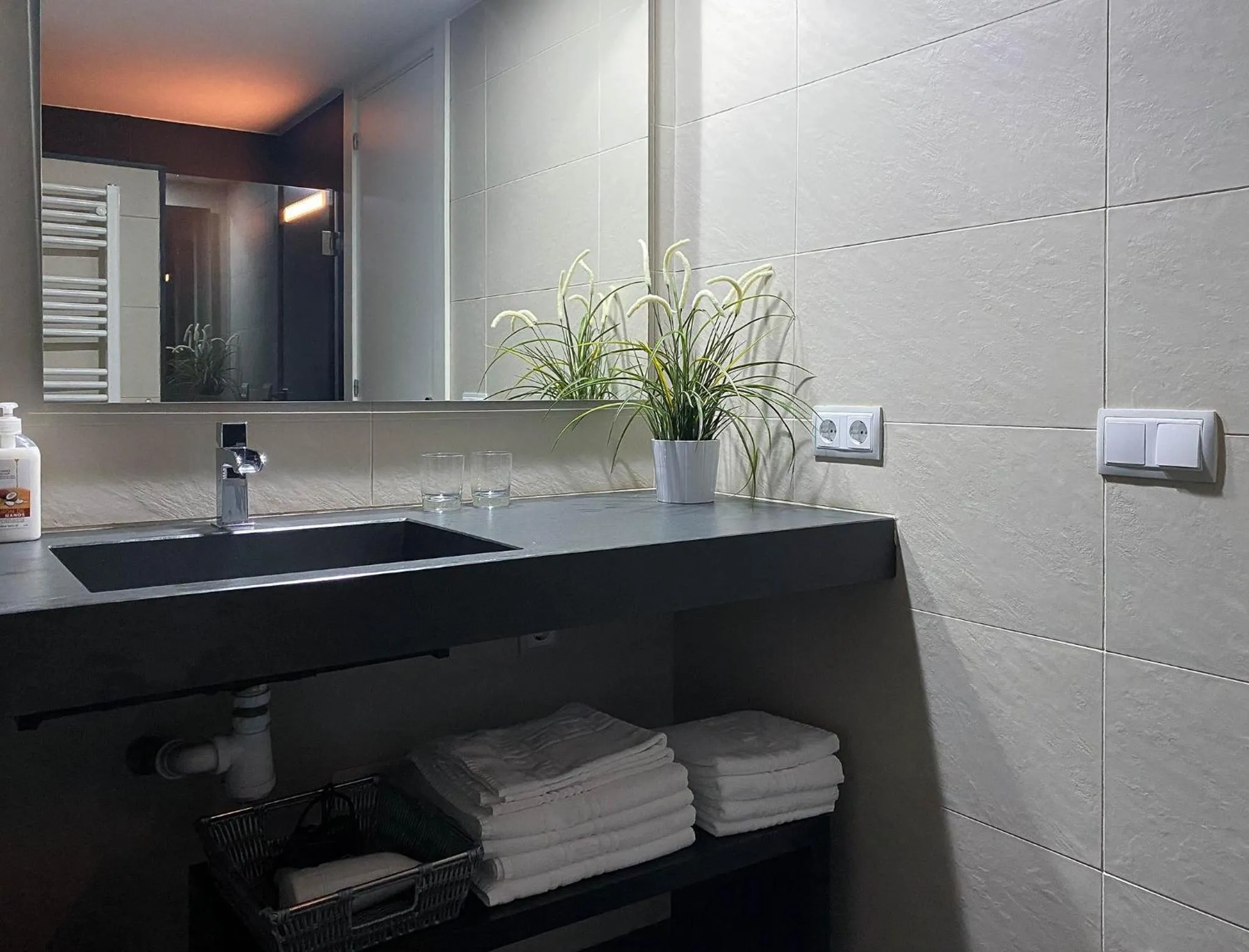 Bathroom in Apartaments y Habitacions Entre Volcans