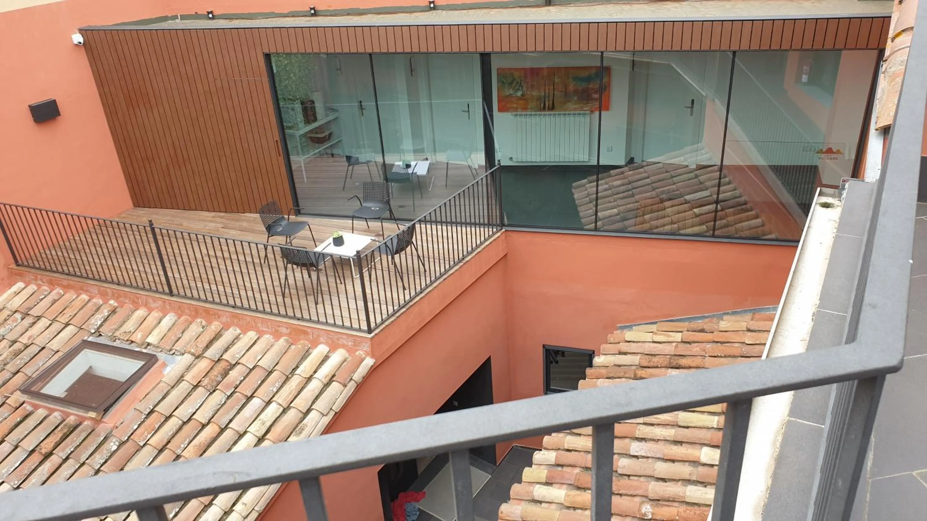 Balcony/Terrace in Apartaments y Habitacions Entre Volcans