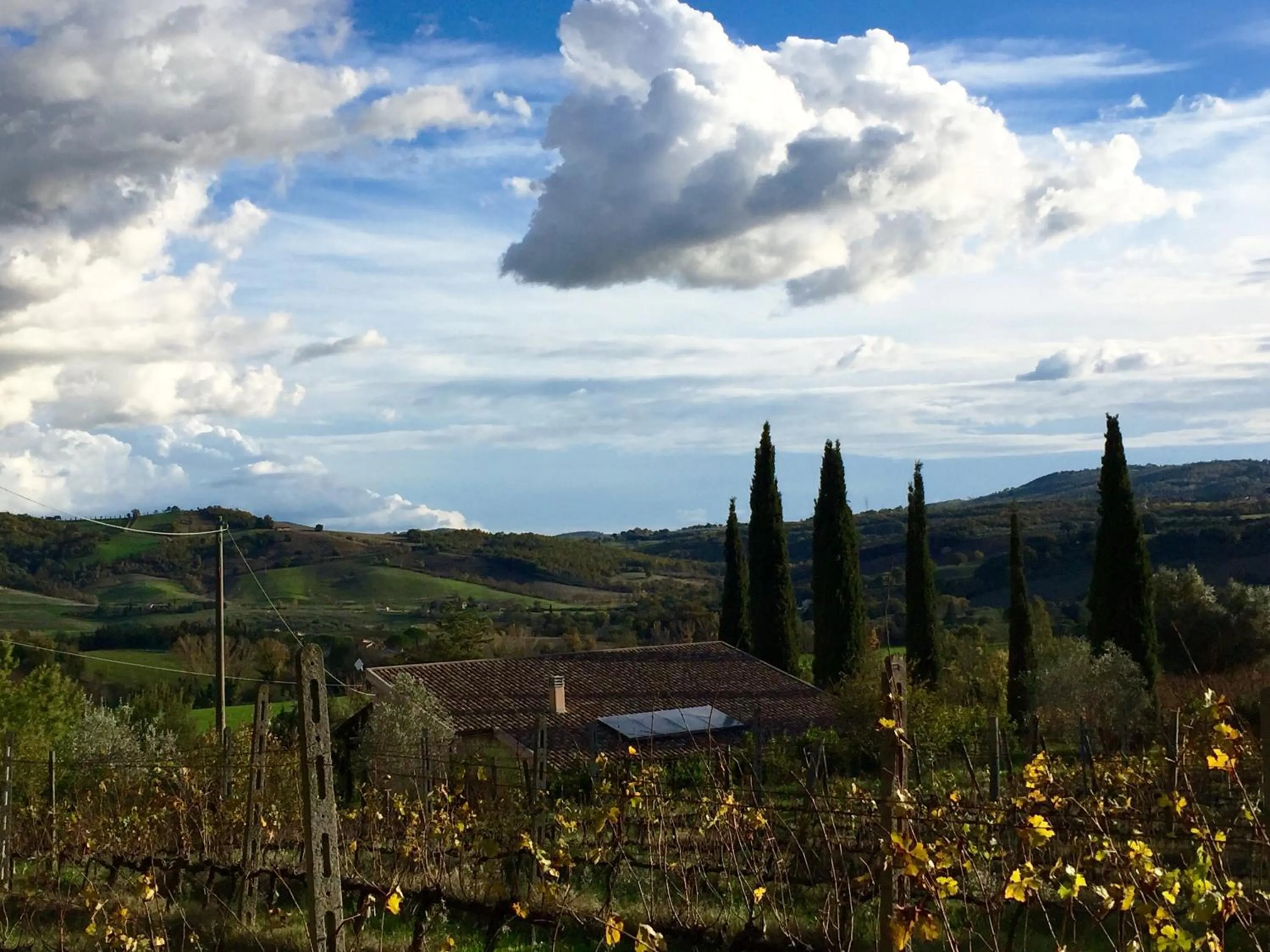 Landmark view in B&B 8380 Saturnia Terme