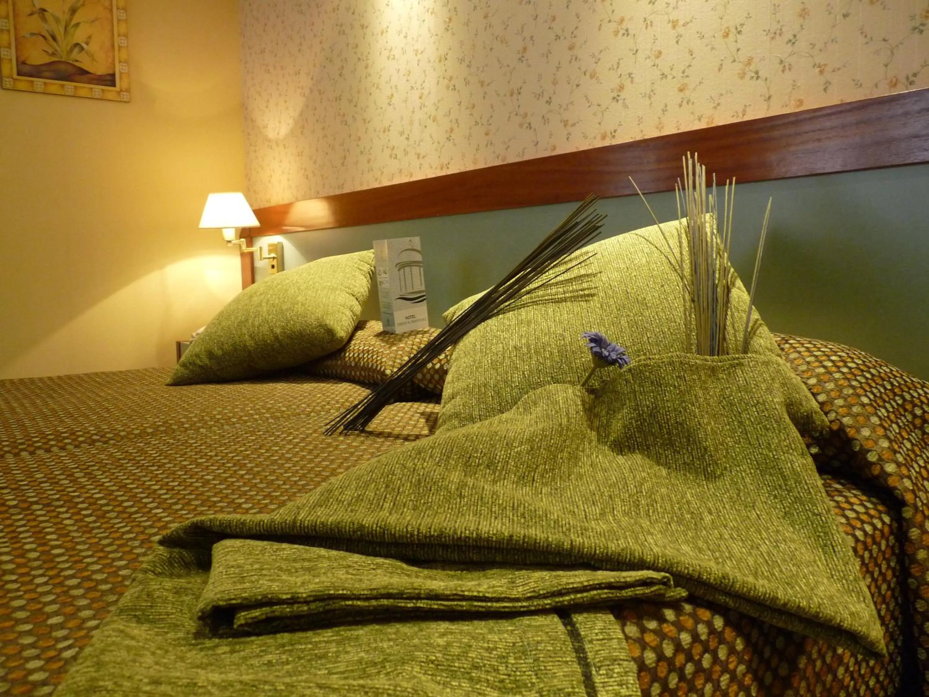 Decorative detail, Bed in Hotel Jardín de Aranjuez