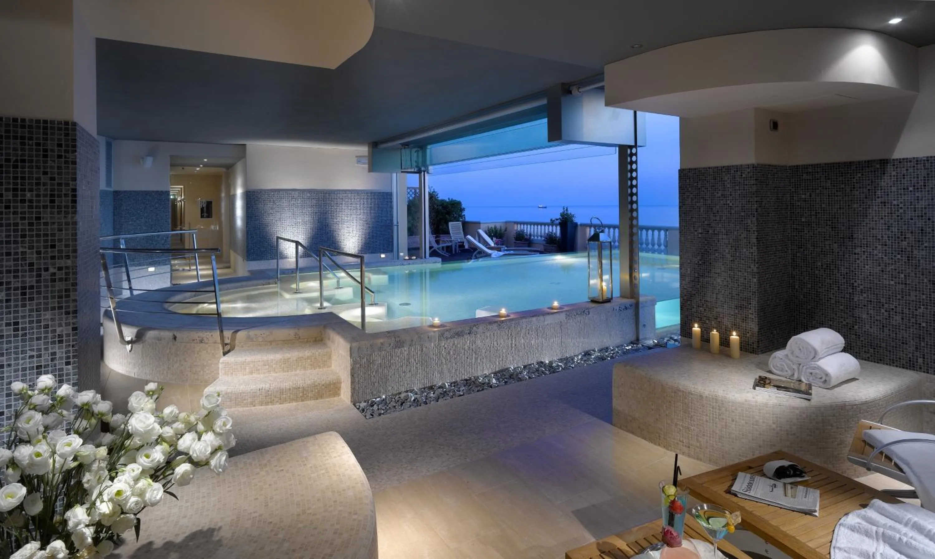 View (from property/room), Swimming Pool in Grand Hotel Palazzo Livorno MGallery Collection