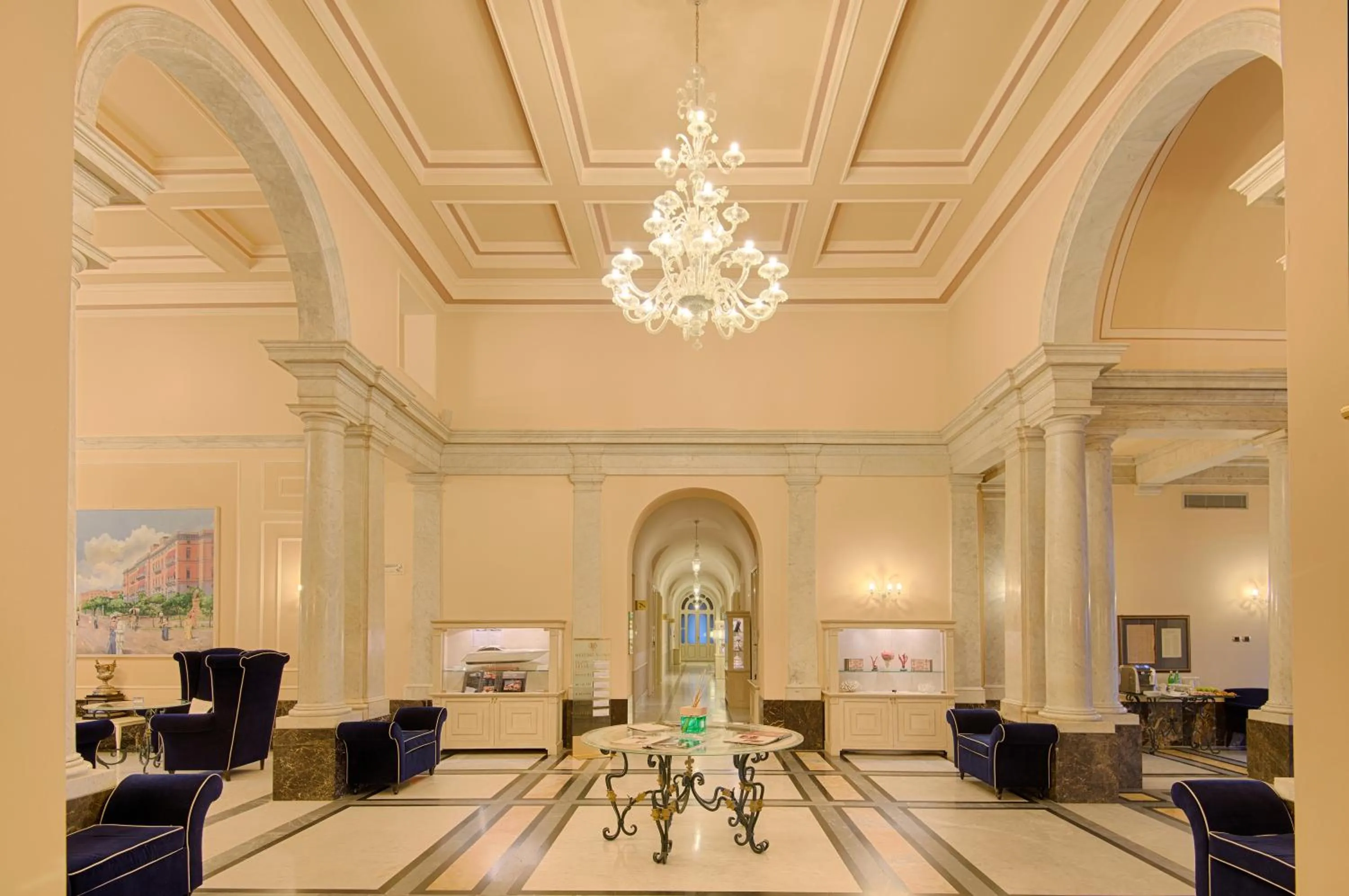 Lobby or reception in Grand Hotel Palazzo Livorno MGallery Collection