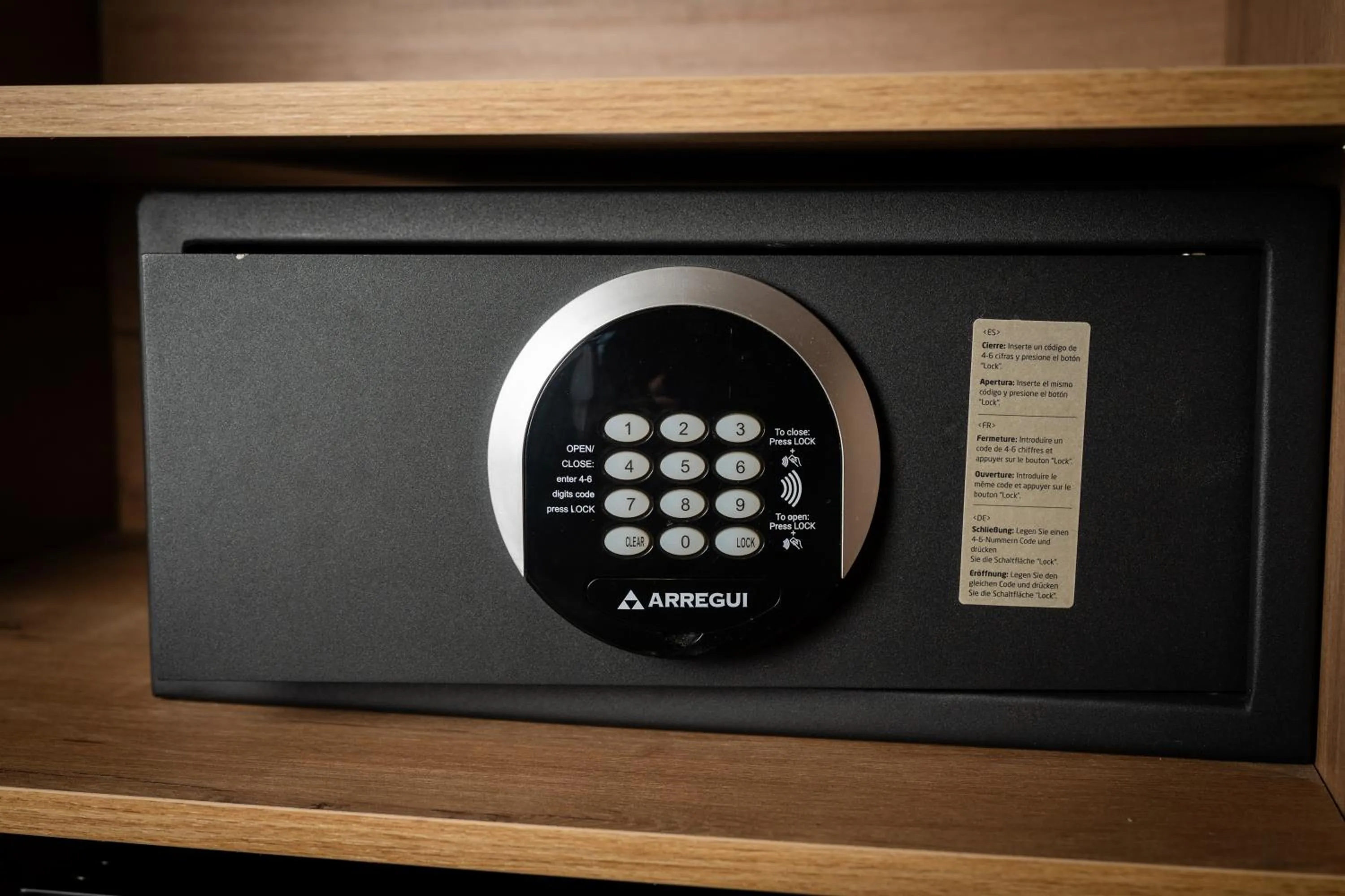 safe in Hotel Oca Insua Costa da Morte