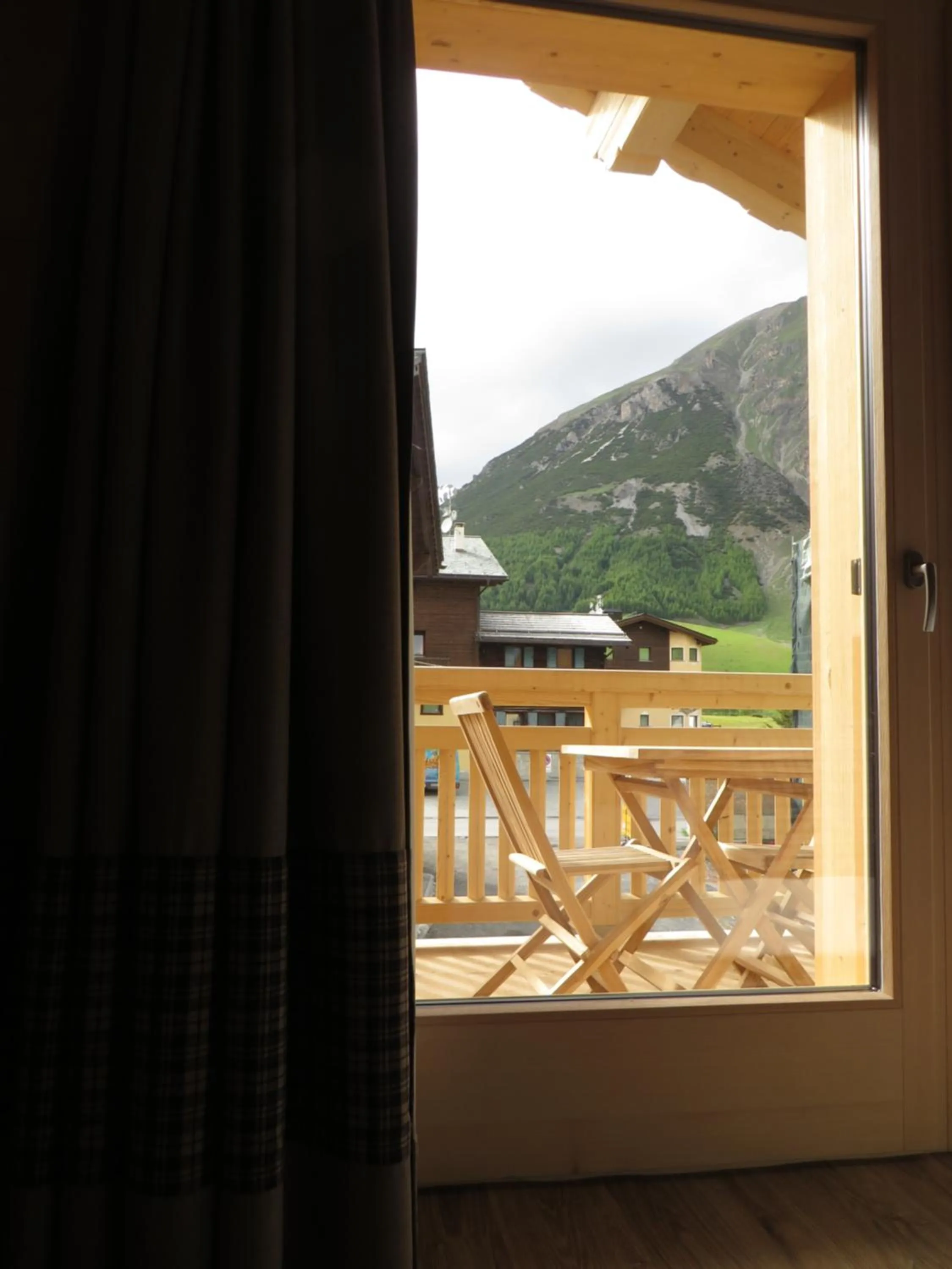 Balcony/Terrace in B&B Ecohotel Chalet des Alpes