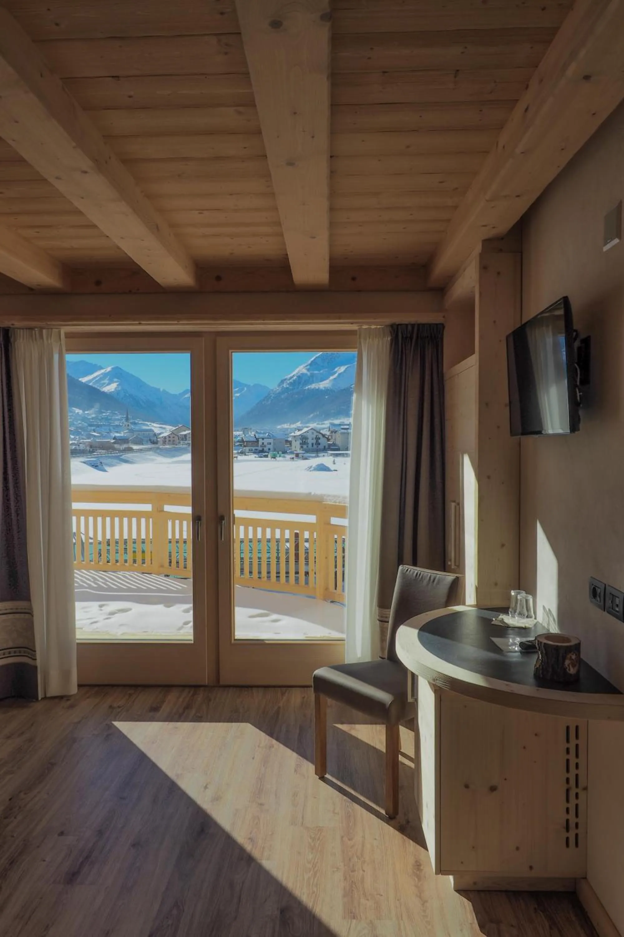 Decorative detail in B&B Ecohotel Chalet des Alpes