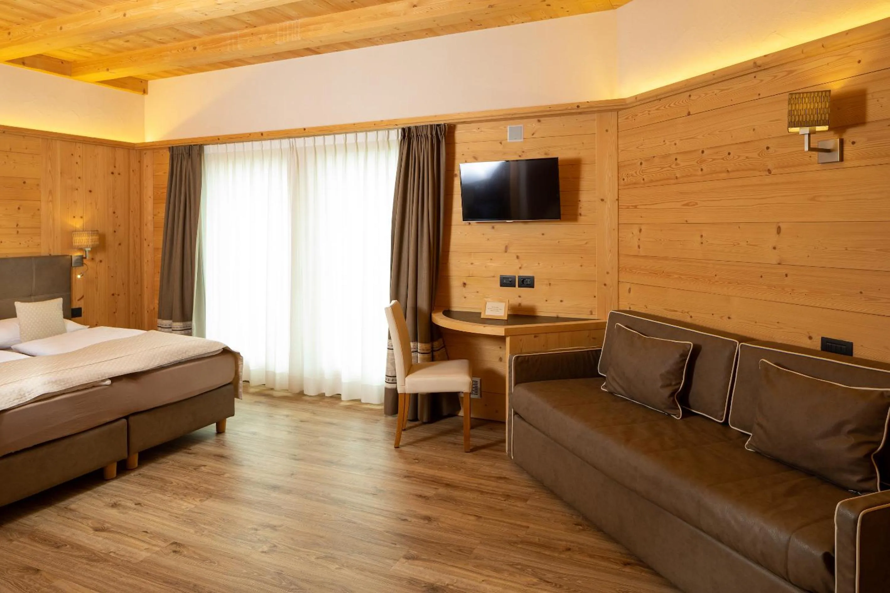 TV and multimedia, Bed in B&B Ecohotel Chalet des Alpes