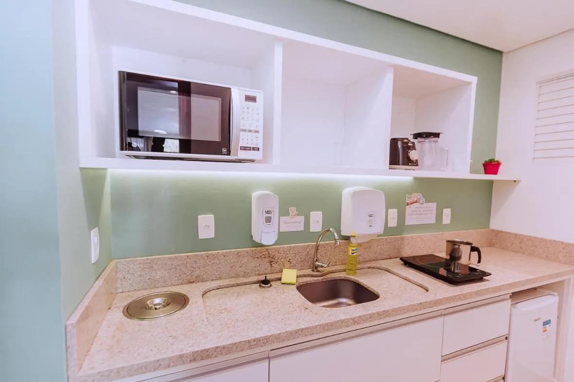 Kitchen or kitchenette in Plaza Caldas da Imperatriz Resort & Spa