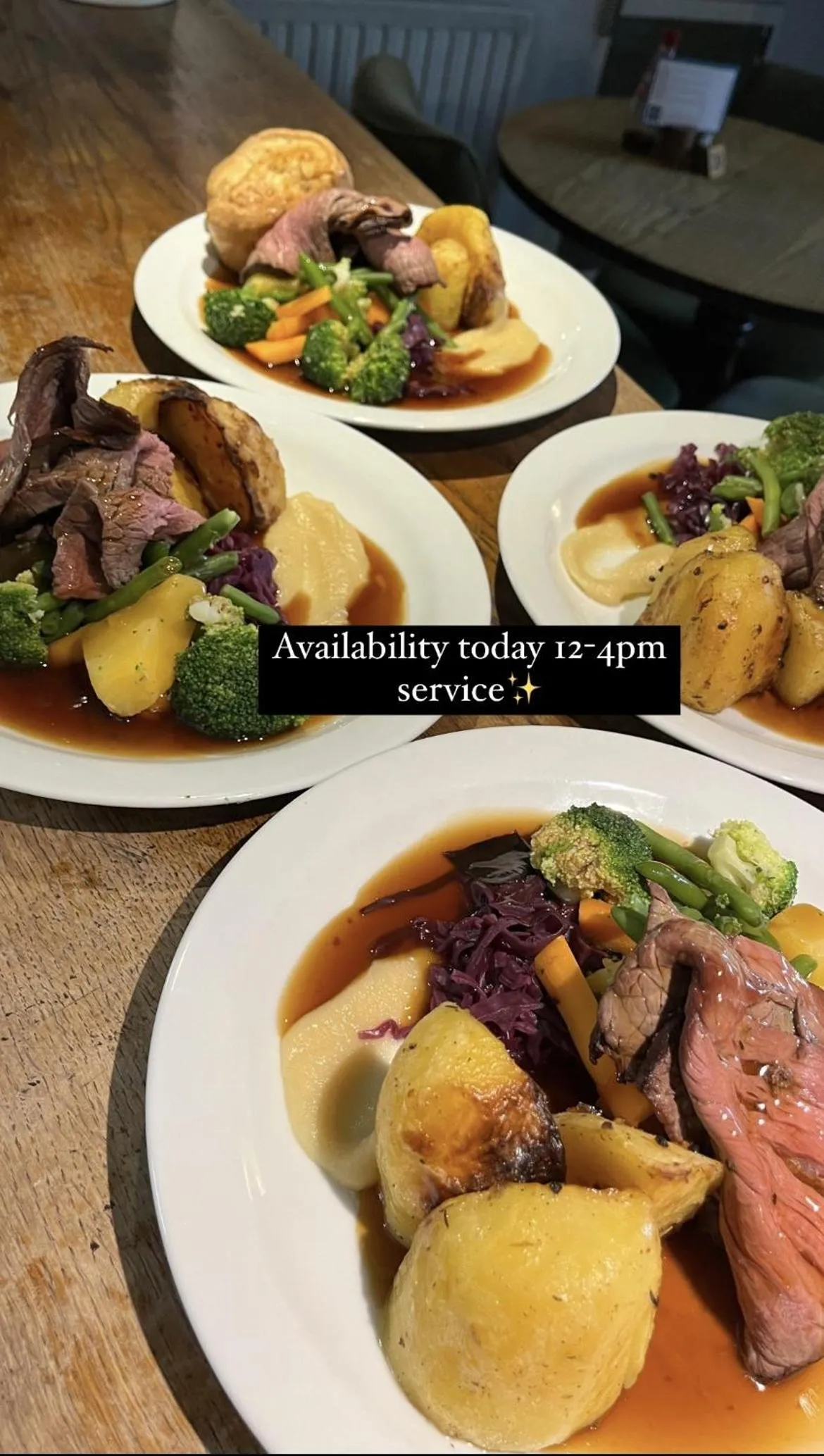 Food and drinks in The White Horse