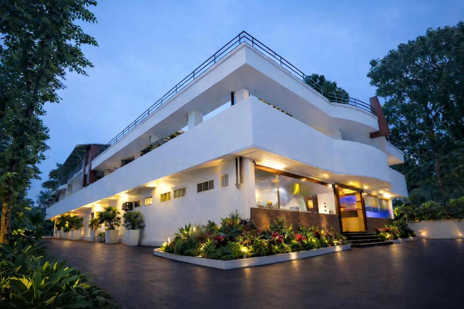 Property building in Hotel Indraprastha varkala