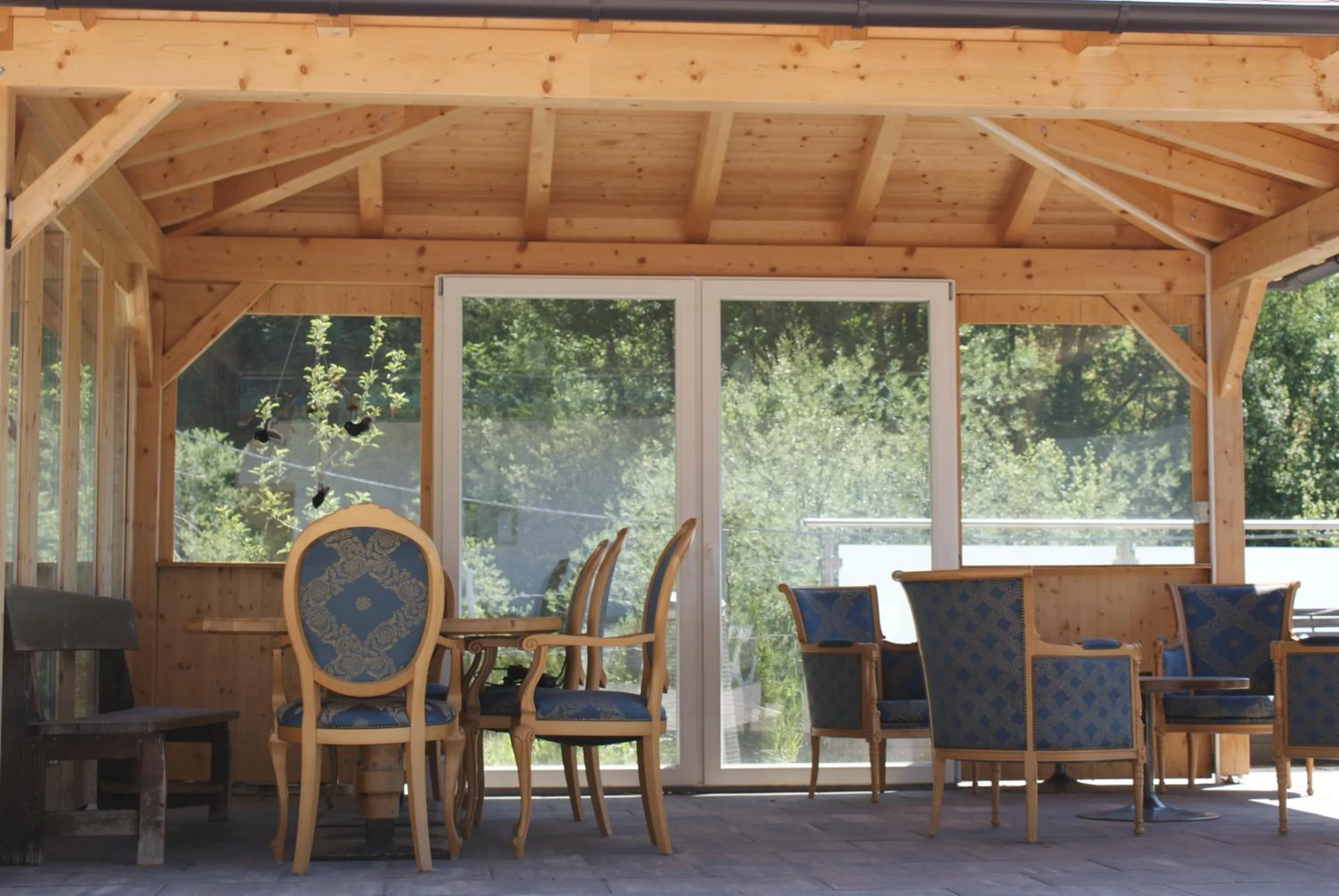 Patio in Pension Wirt am Bach