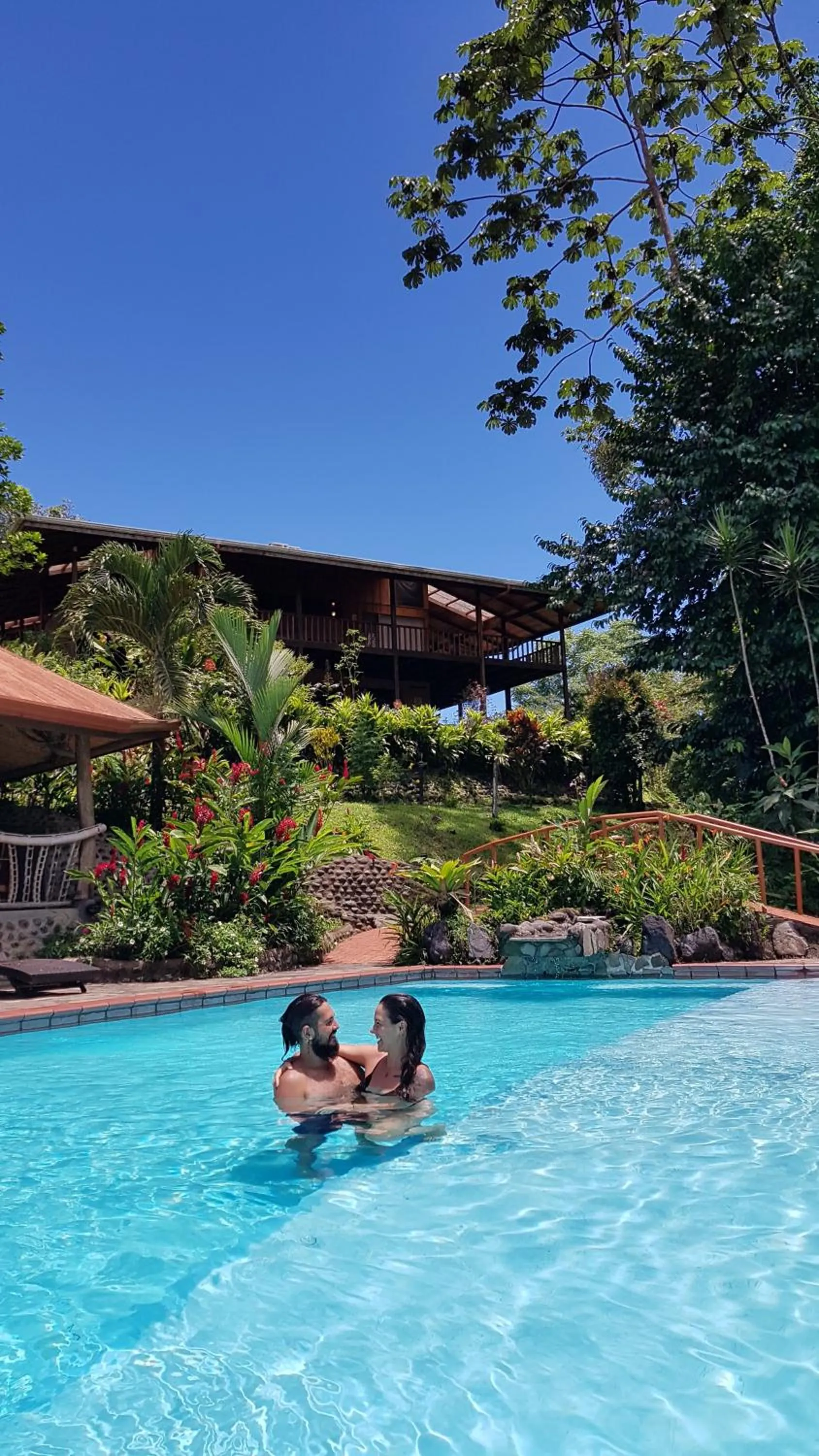 Swimming pool in Finca Luna Nueva Lodge
