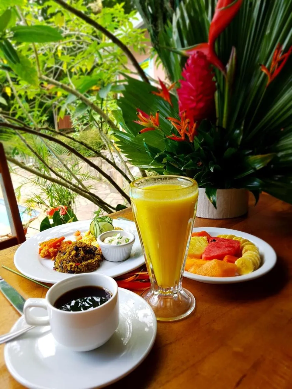 Restaurant/places to eat in Finca Luna Nueva Lodge