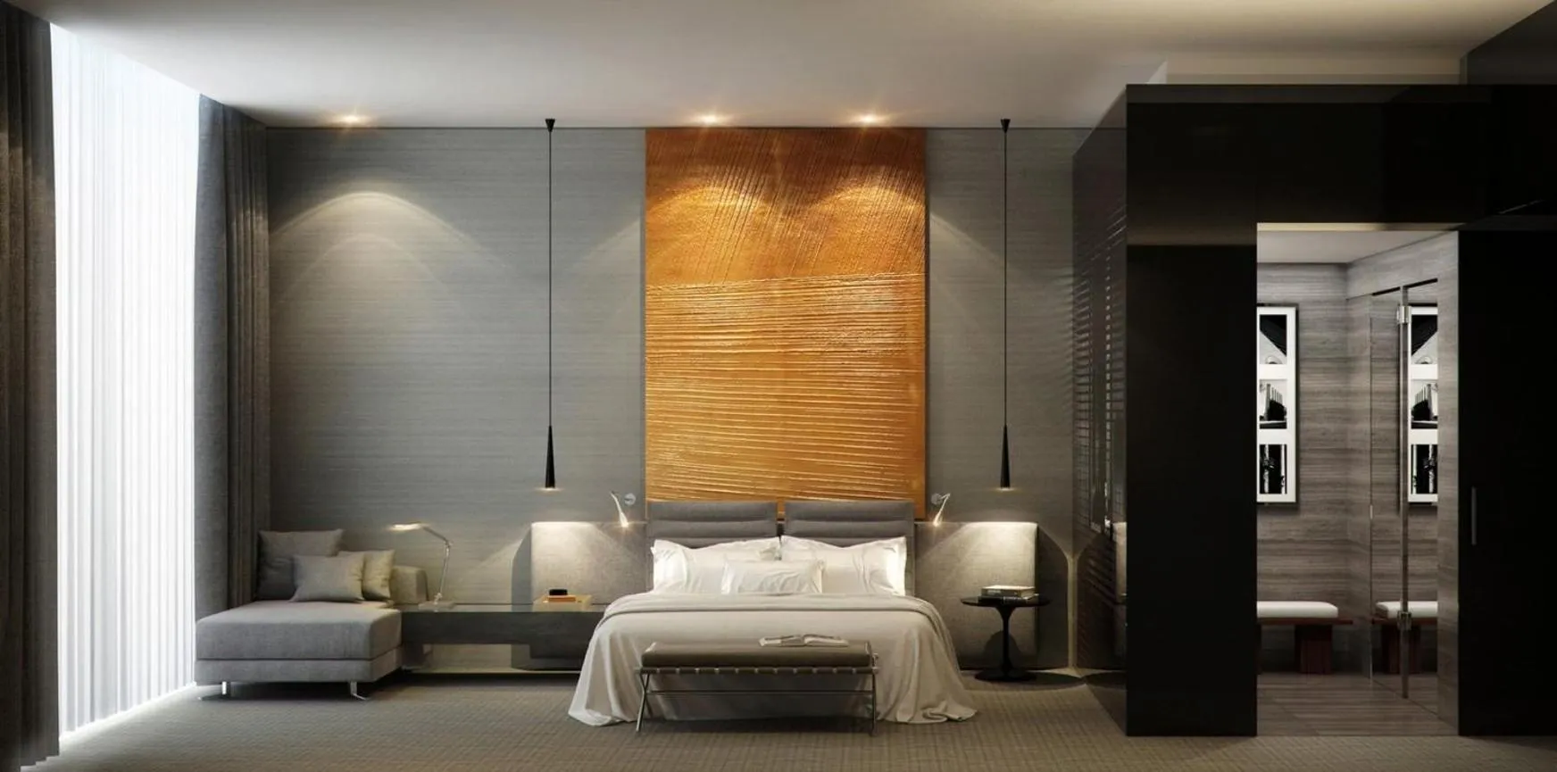 Photo of the whole room, Bed in Grand Fiesta Americana Monterrey Valle