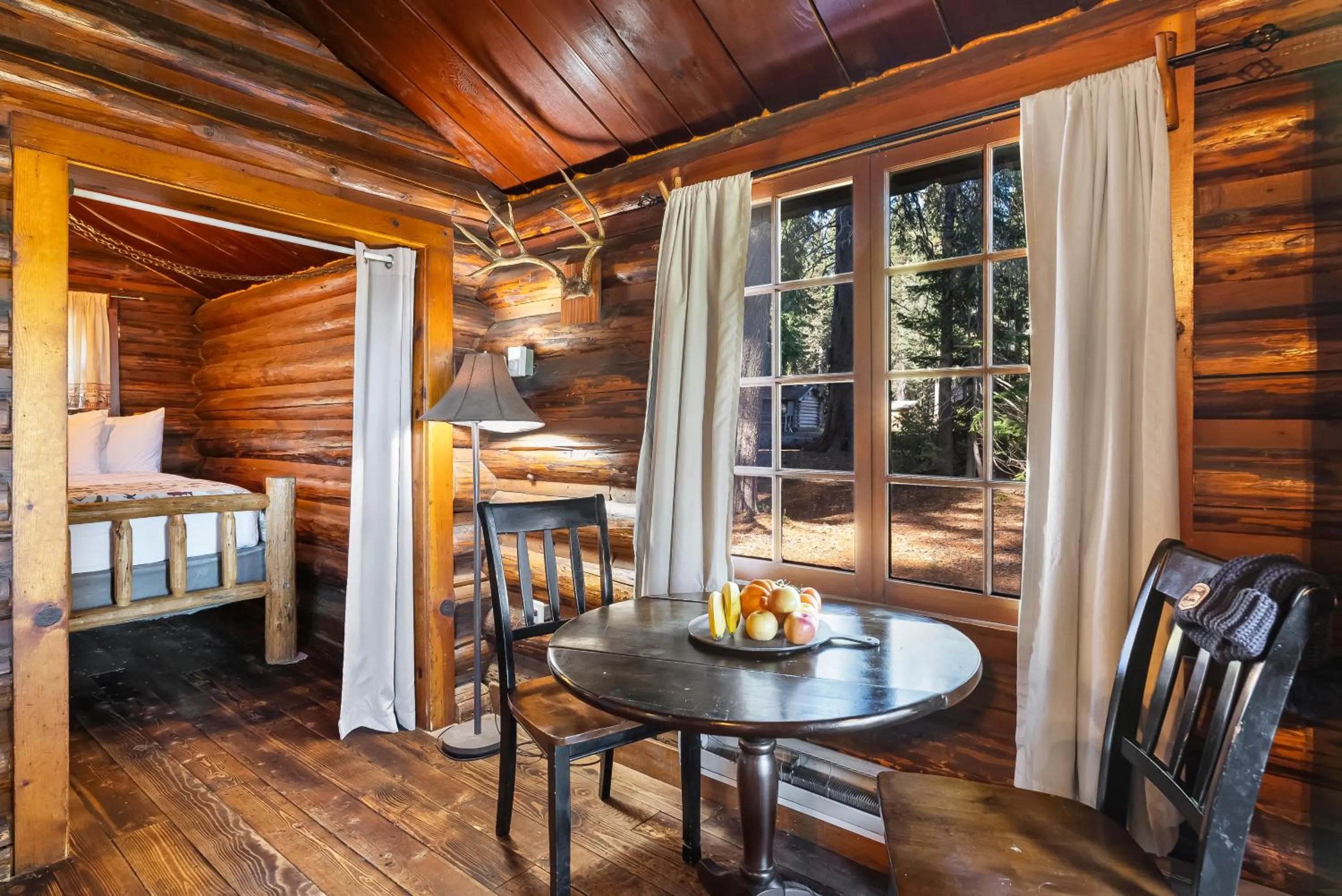 Dining area, Bed in Shelter Cove Resort & Marina