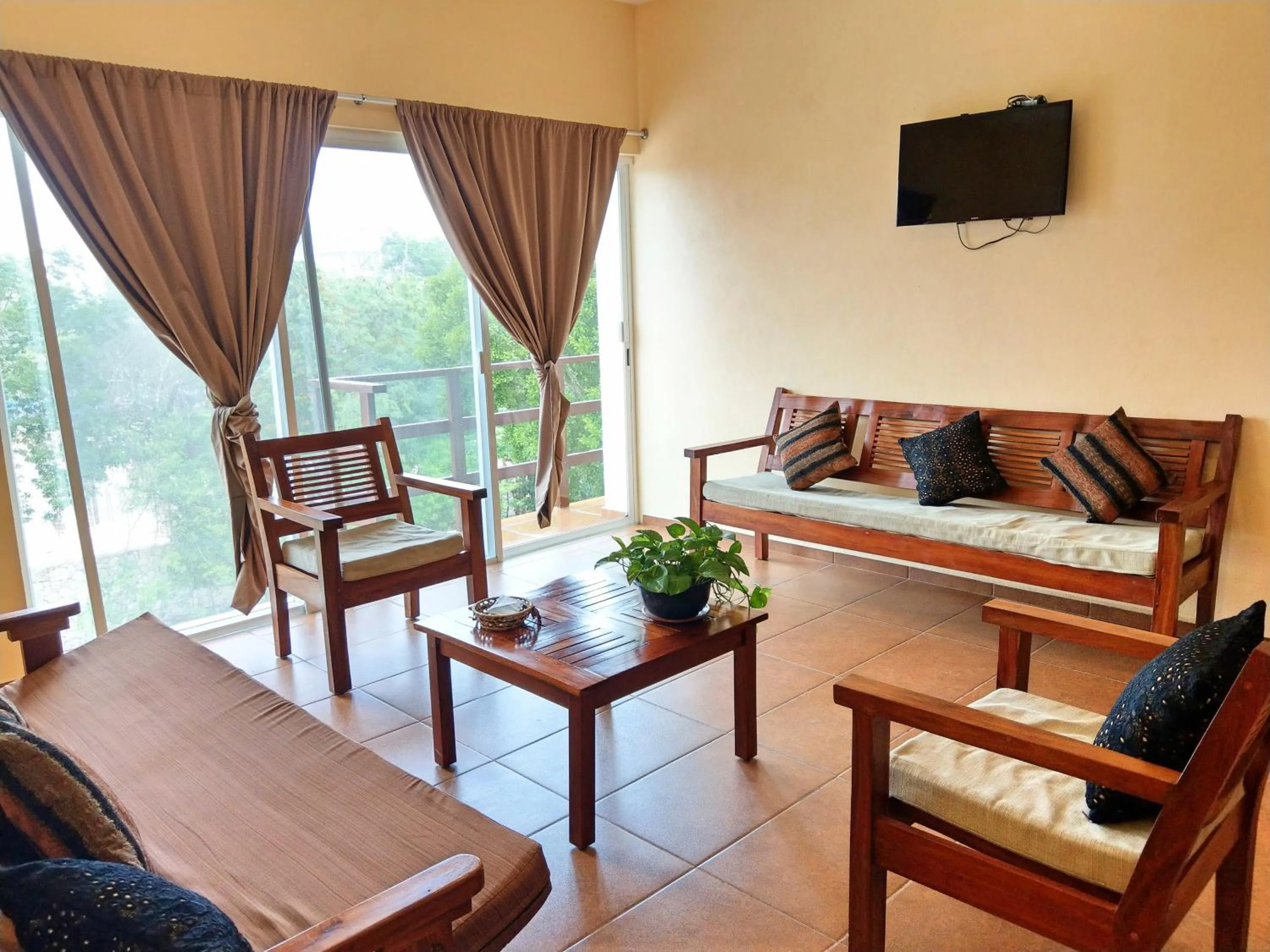 Living room in Tulum Nah