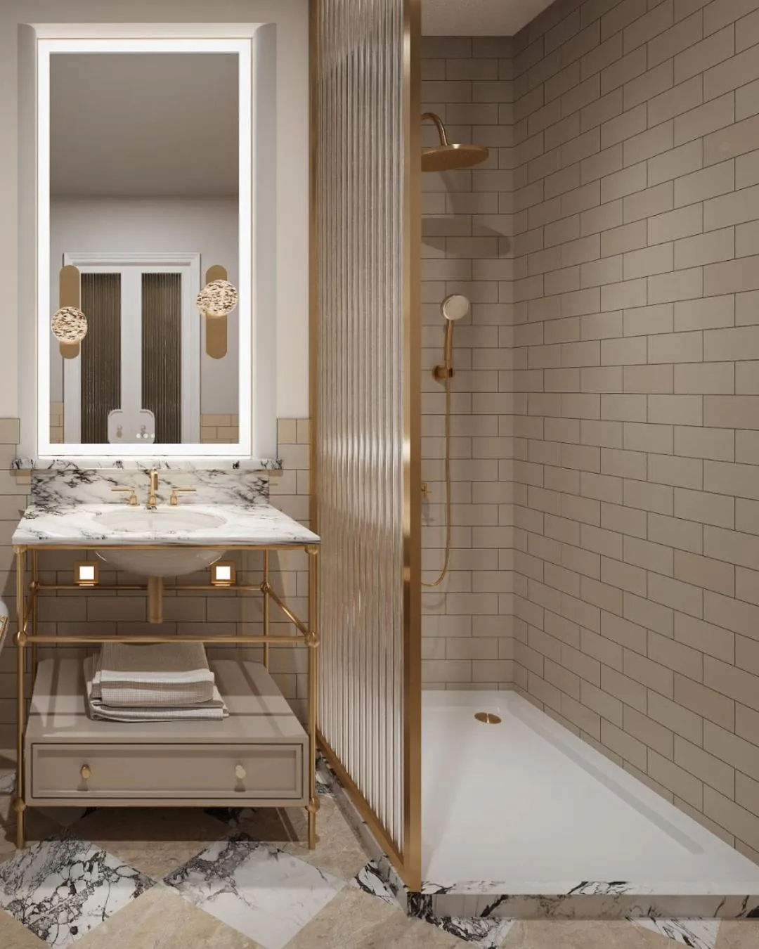 Shower in King Street Townhouse Hotel & Spa