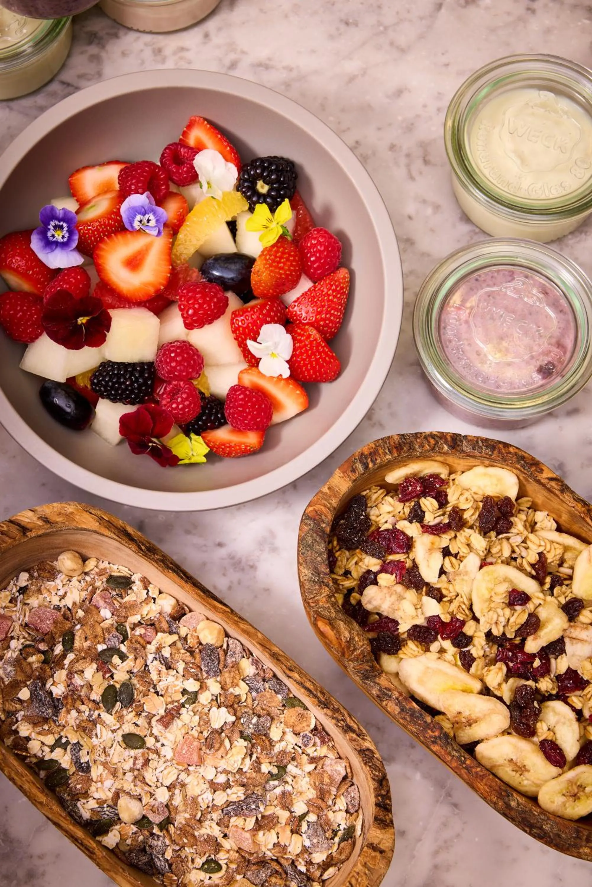 Continental breakfast in King Street Townhouse Hotel & Spa