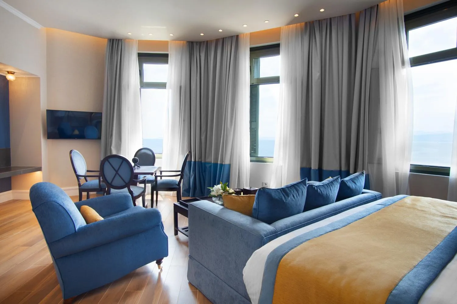 Bed in Thermae Sylla Spa & Wellness Hotel