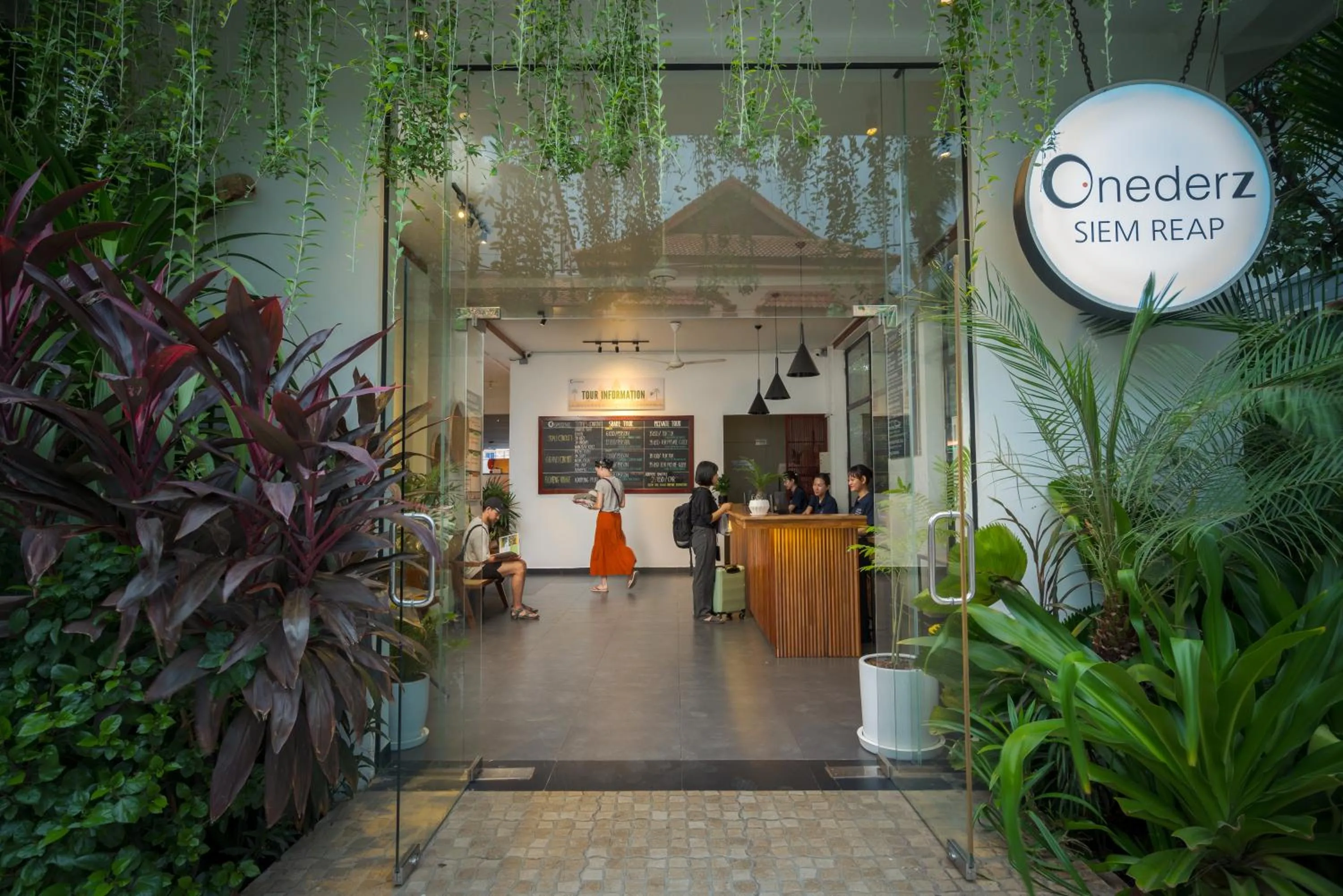 Lobby or reception in Onederz Siem Reap