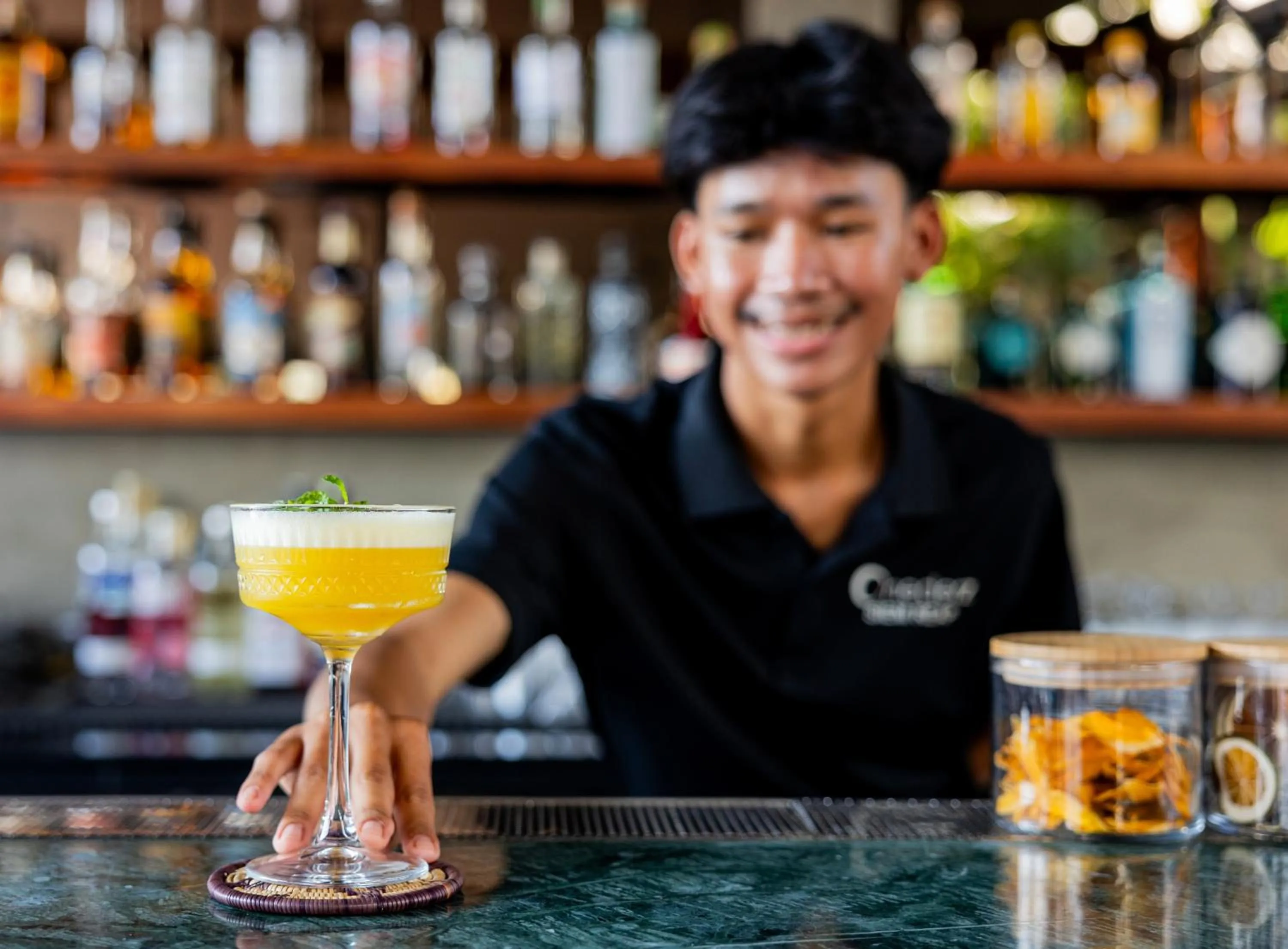 Lounge or bar in Onederz Siem Reap