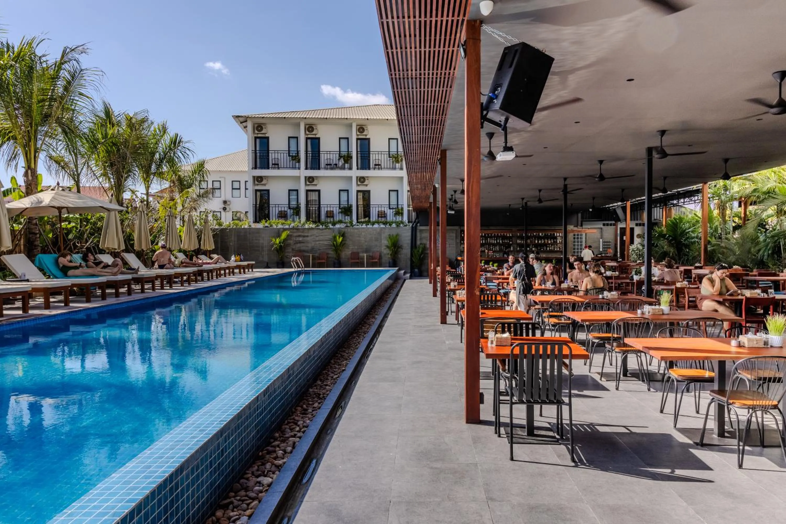 Patio in Onederz Siem Reap