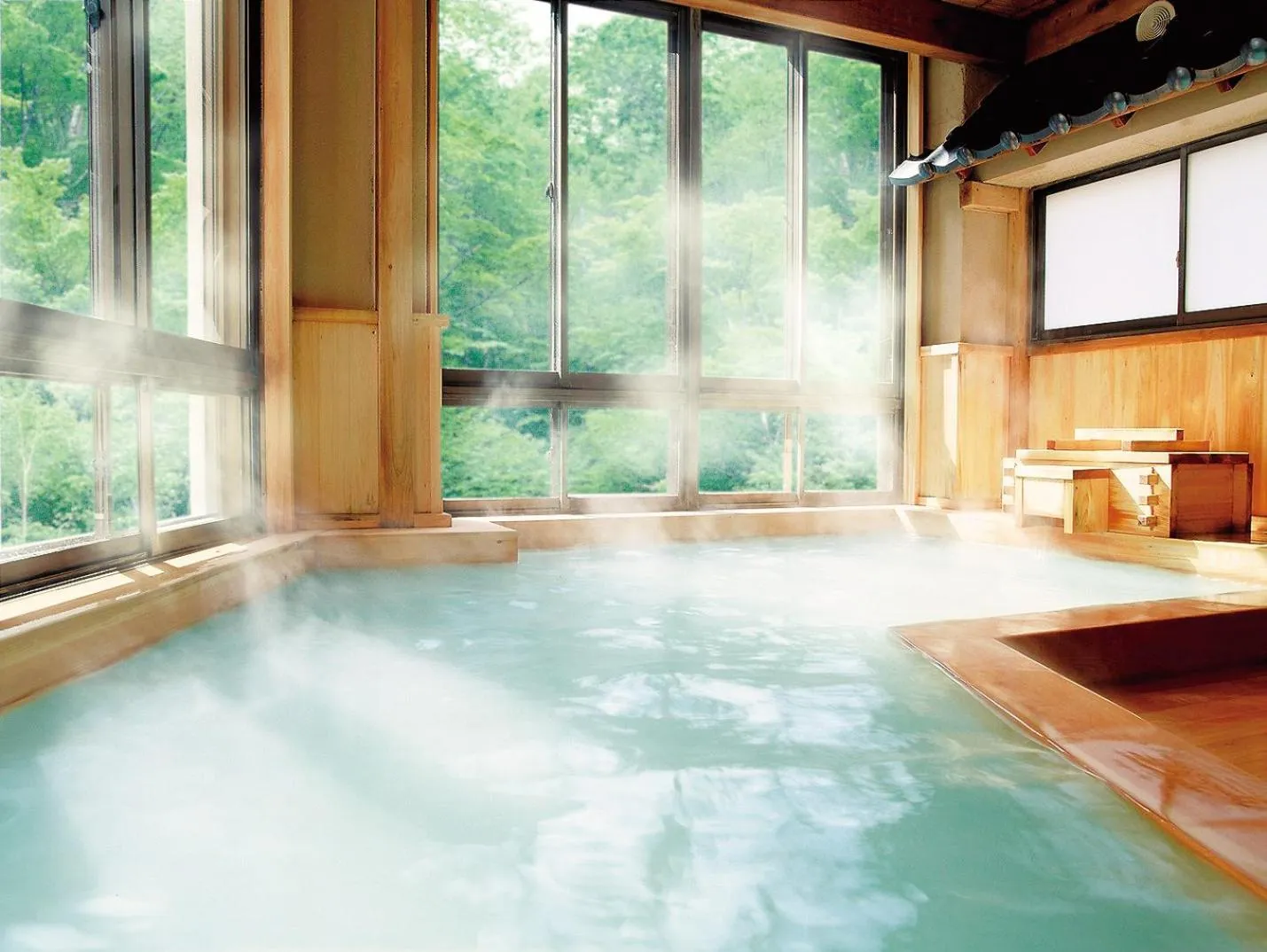 Hot Spring Bath in Shiobara Onsen Yama no Yado Shimofujiya