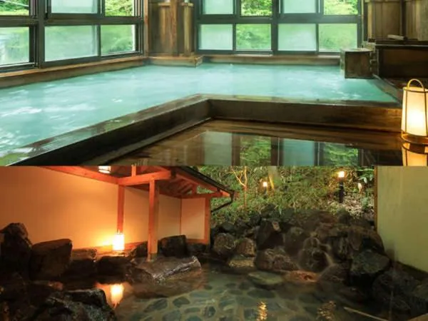 Hot Spring Bath in Shiobara Onsen Yama no Yado Shimofujiya