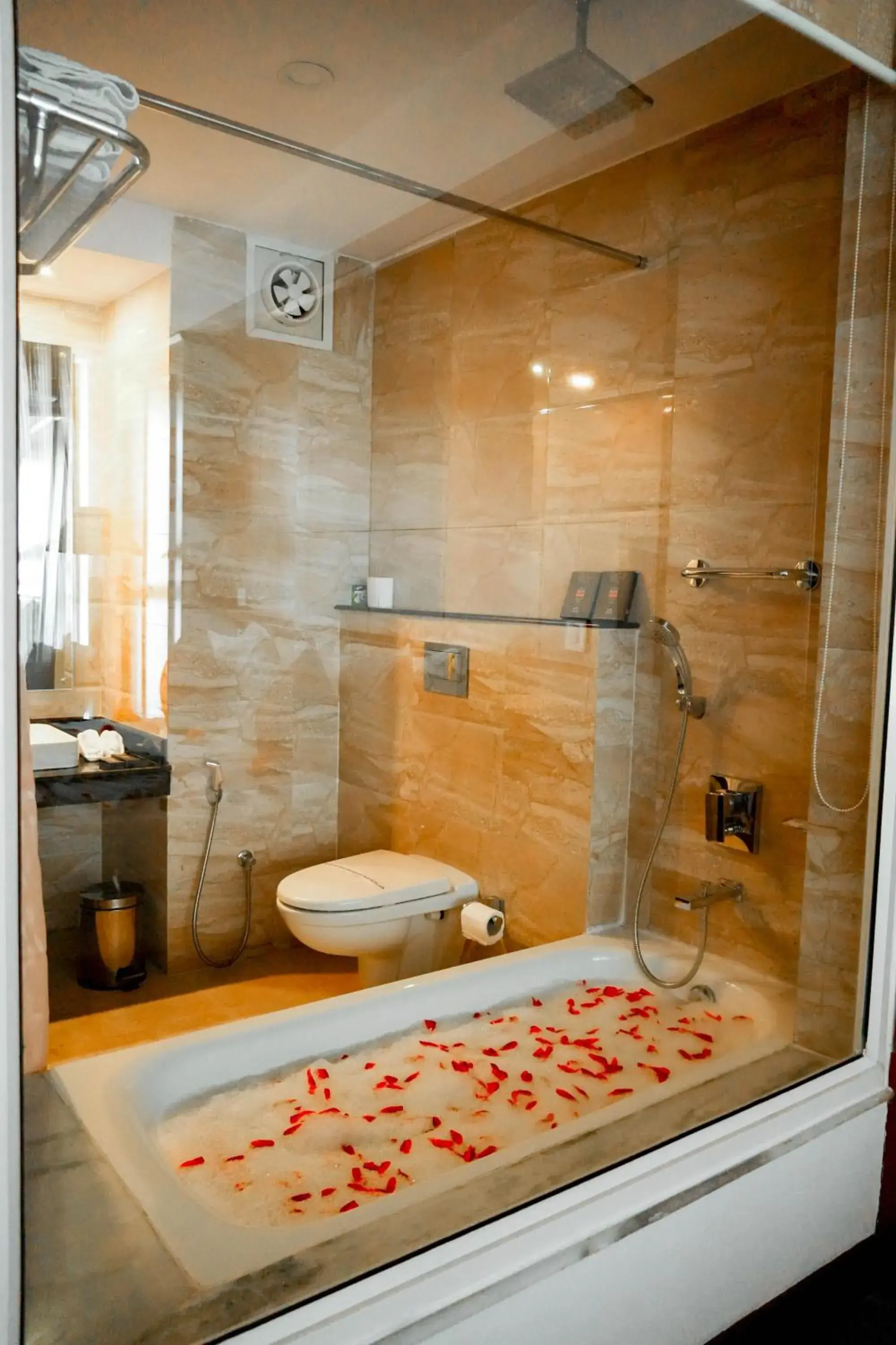 Deluxe Double Room with Balcony, Mountain View & Free City Shuttle - single occupancy in Himalayan Front Hotel by KGH Group Deluxe Double Room with Balcony, Mountain View & Free City Shuttle - single occupancy in Himalayan Front Hotel by KGH Group