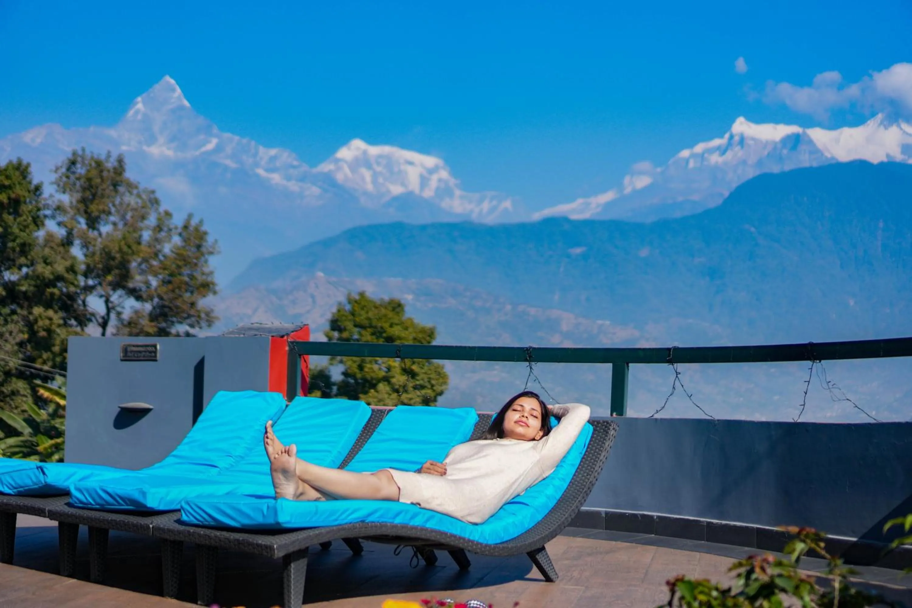 Mountain view in Himalayan Front Hotel by KGH Group