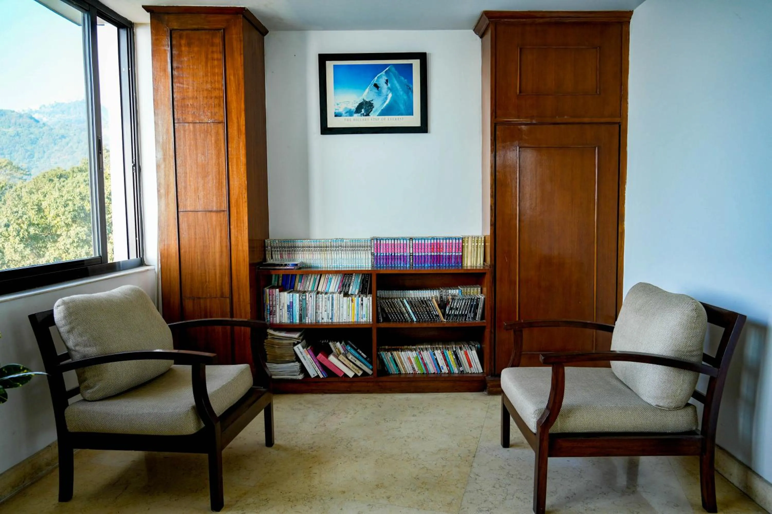 Library in Himalayan Front Hotel by KGH Group