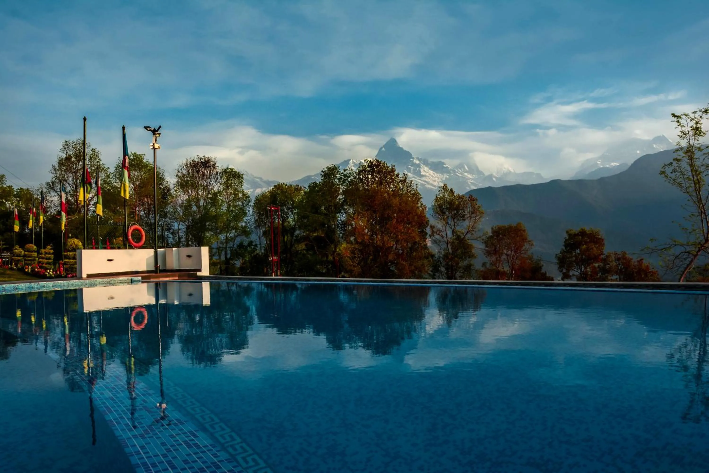 Swimming pool in Himalayan Front Hotel by KGH Group
