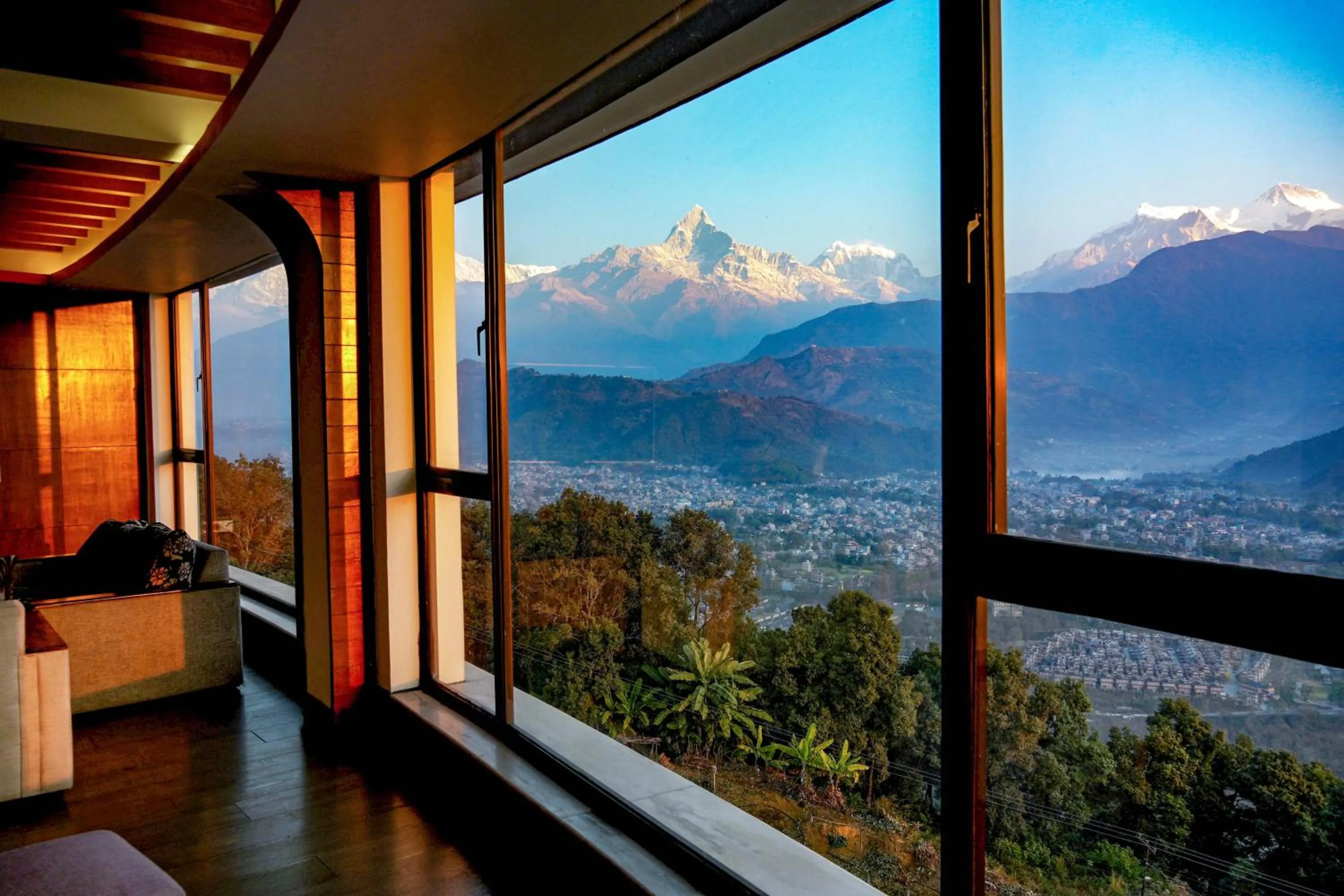 View (from property/room) in Himalayan Front Hotel by KGH Group