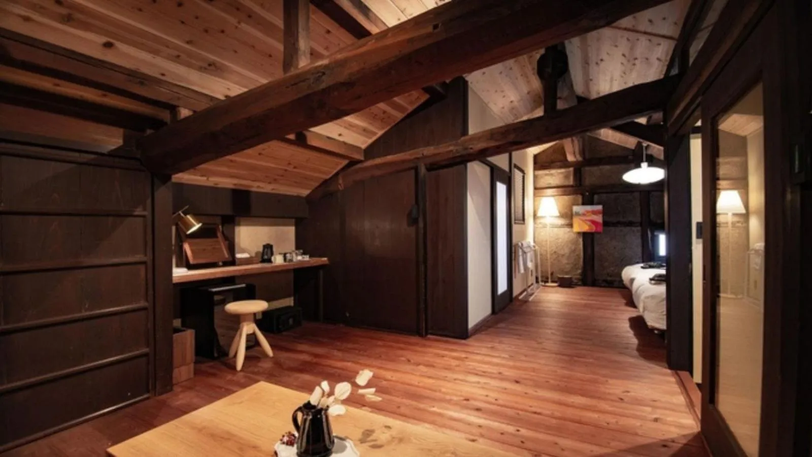 Photo of the whole room, Bed in NIPPONIA Sasayama Castle Town Hotel