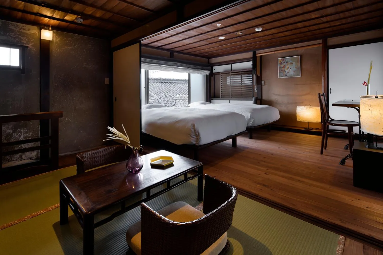 Photo of the whole room, Bed in NIPPONIA Sasayama Castle Town Hotel