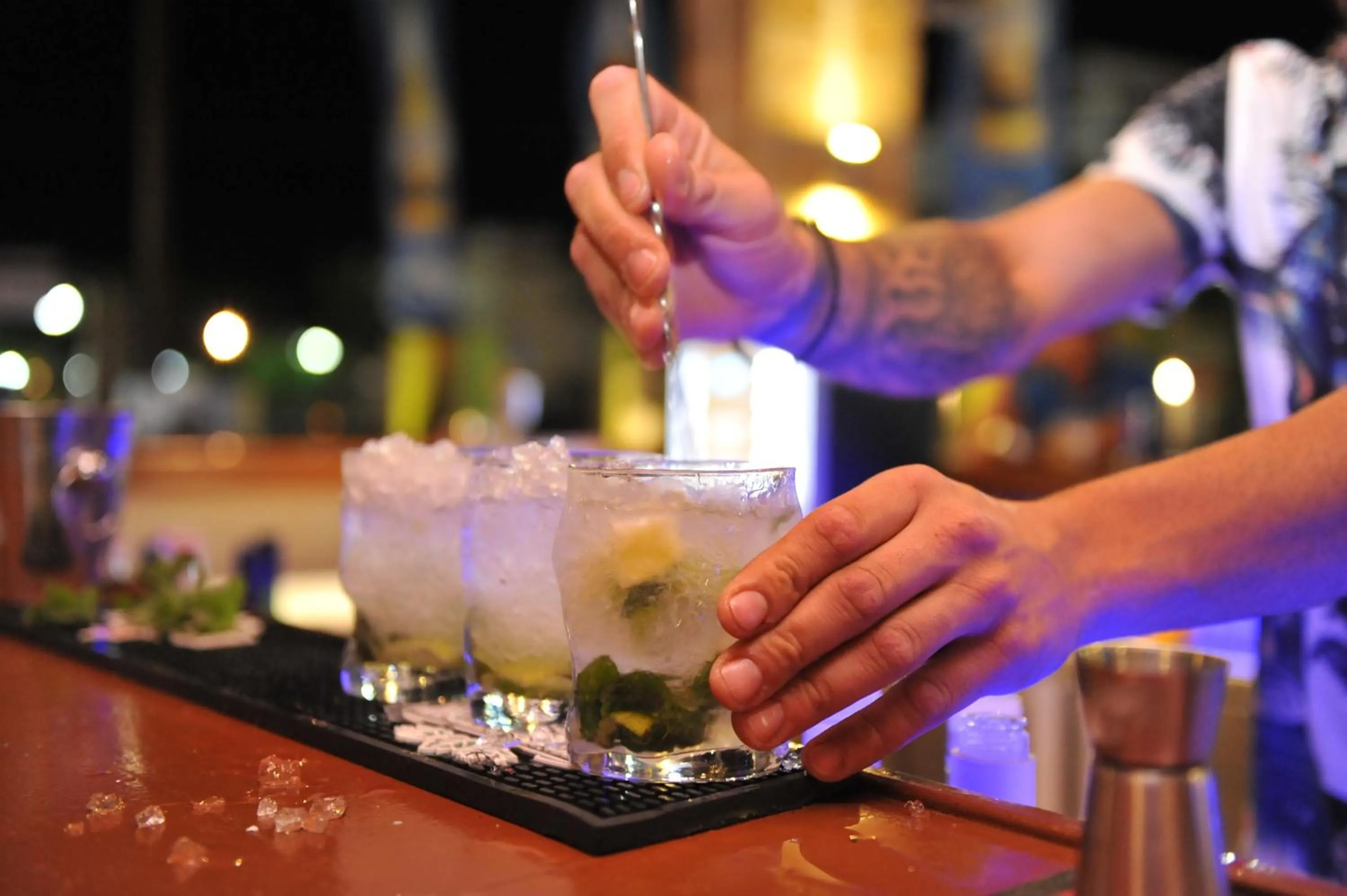 Lounge or bar in Heleni Beach Hotel