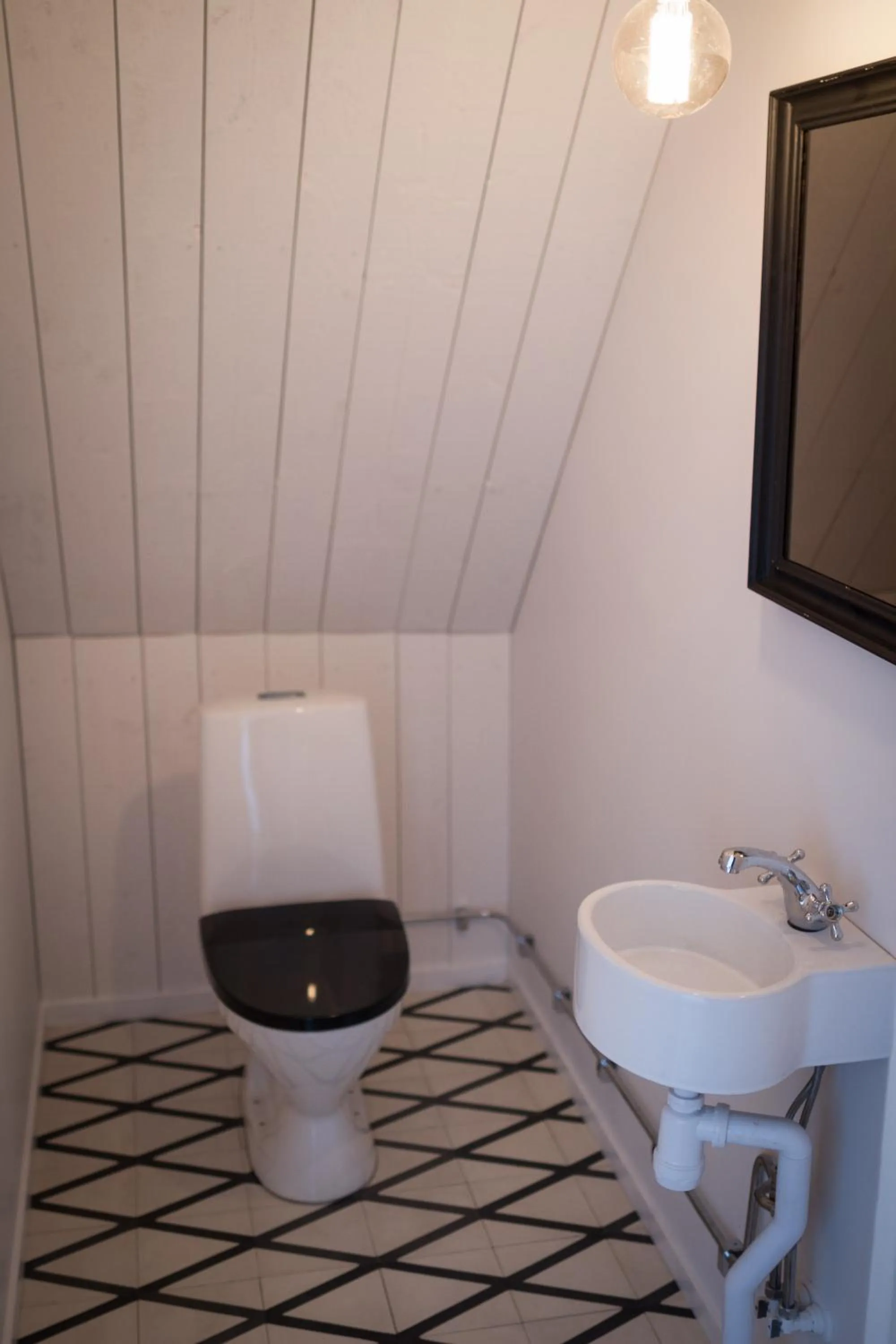 Toilet in Fröken Hjorts Bed and Breakfast