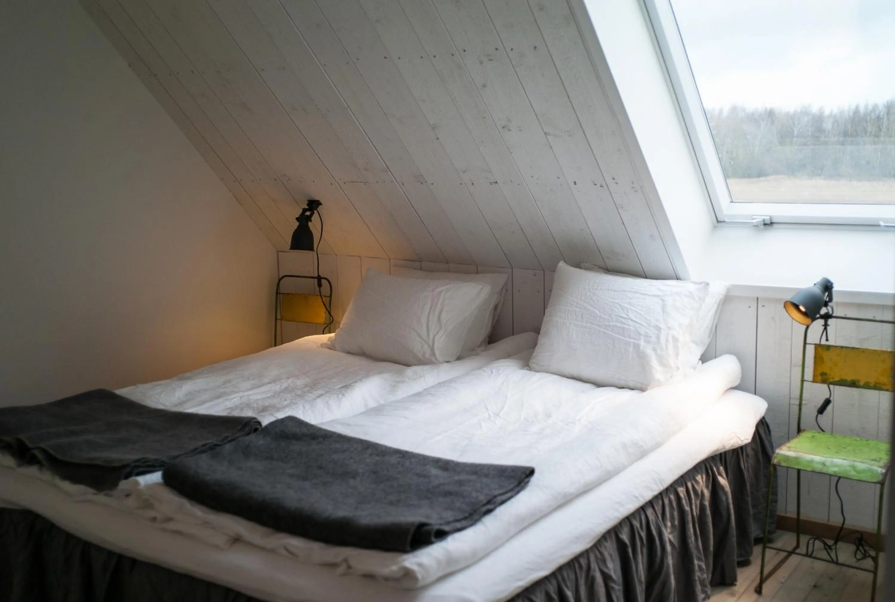 Bed in Fröken Hjorts Bed and Breakfast