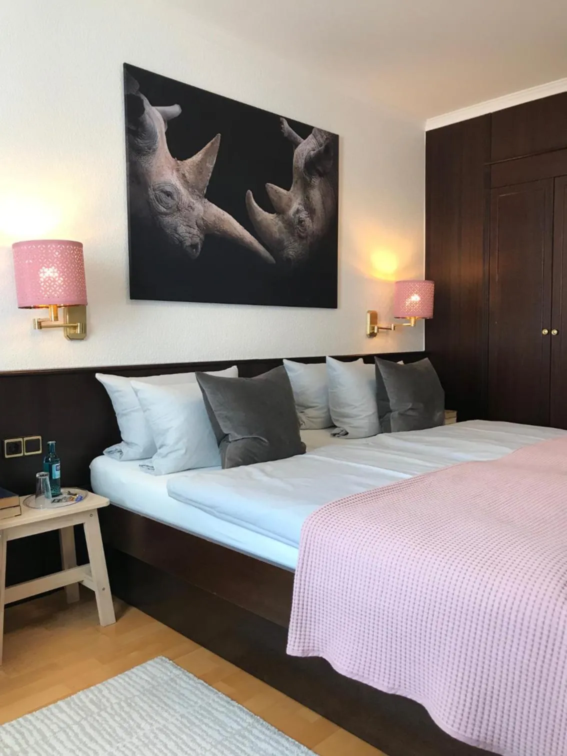 Decorative detail, Bed in Haus Rahenkamp